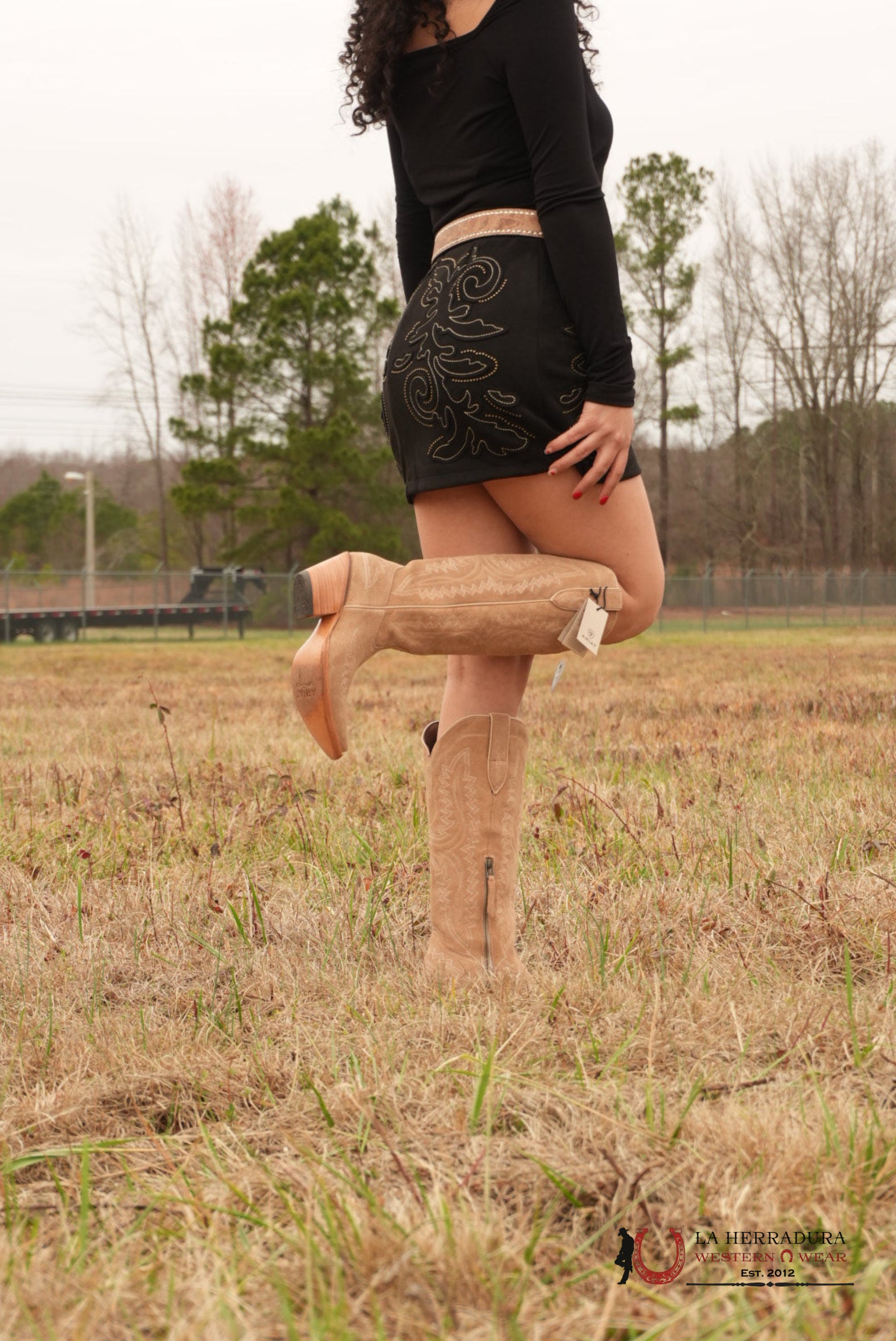 LUCKY&BLESSED BLACK SKIRT ROPA MUJERES