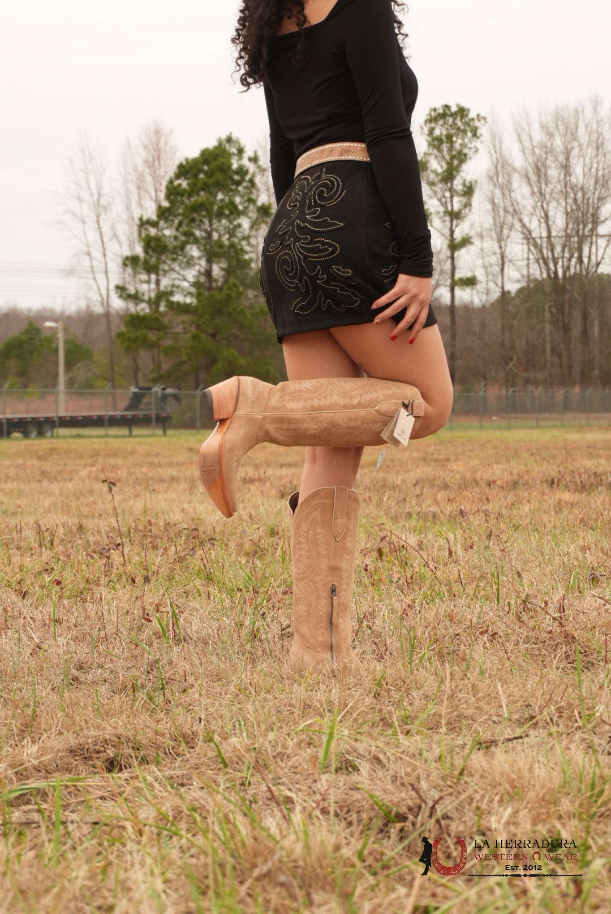 LUCKY&BLESSED BLACK SKIRT ROPA MUJERES
