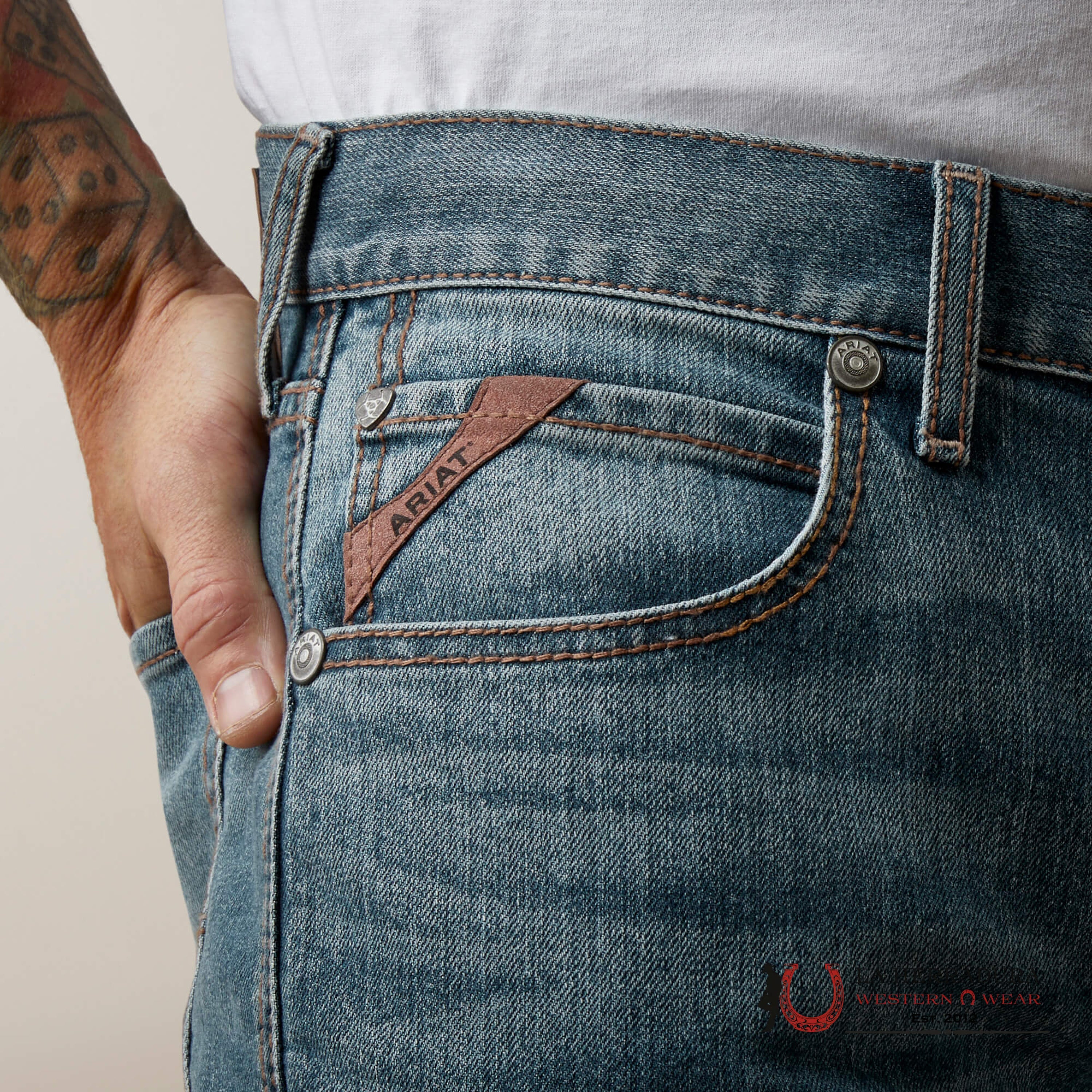 M5 Tulsa Straight Hansen Jean Ariat Jeans