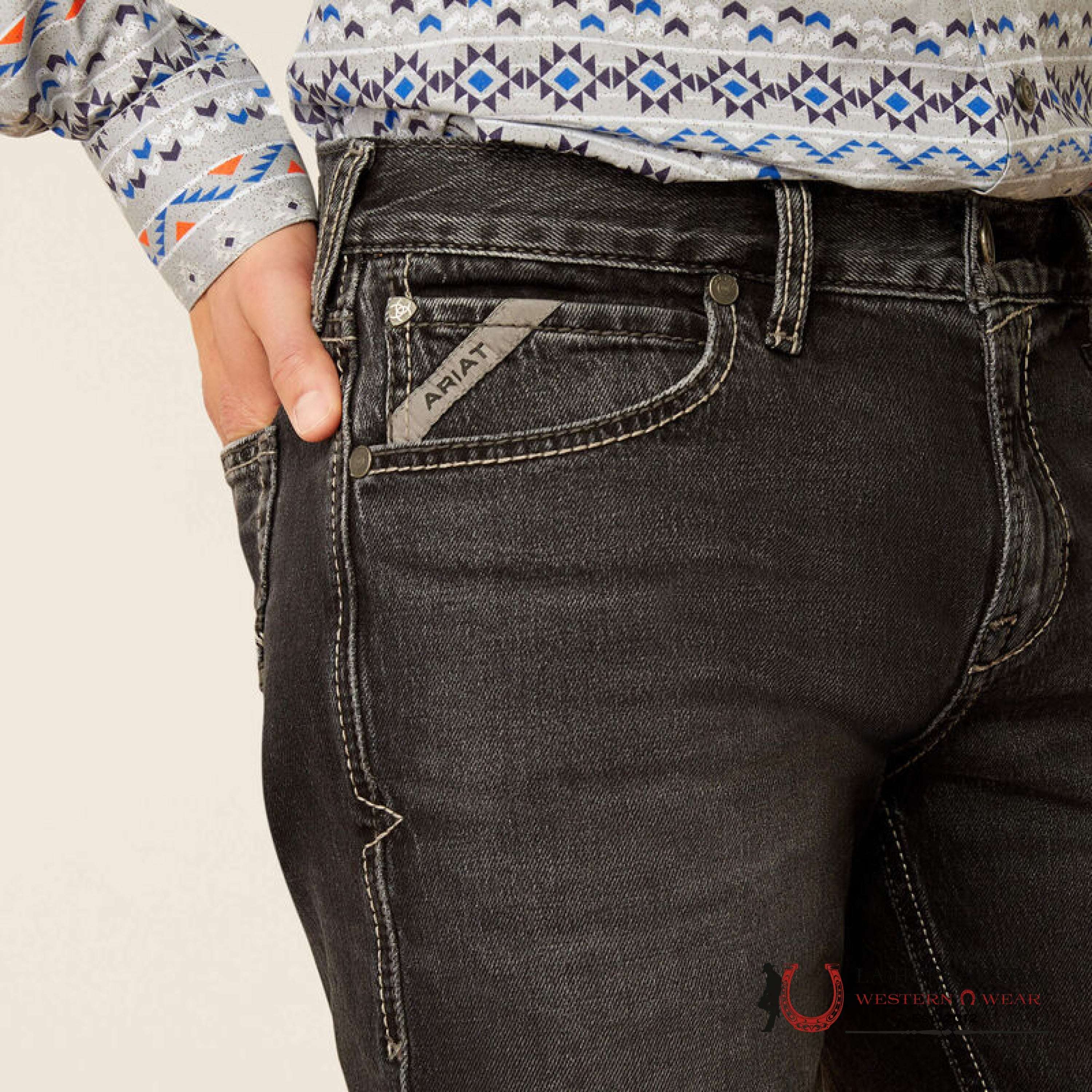 M7 Ebony Black Slim Straight Leg Jeans Ariat Jeans