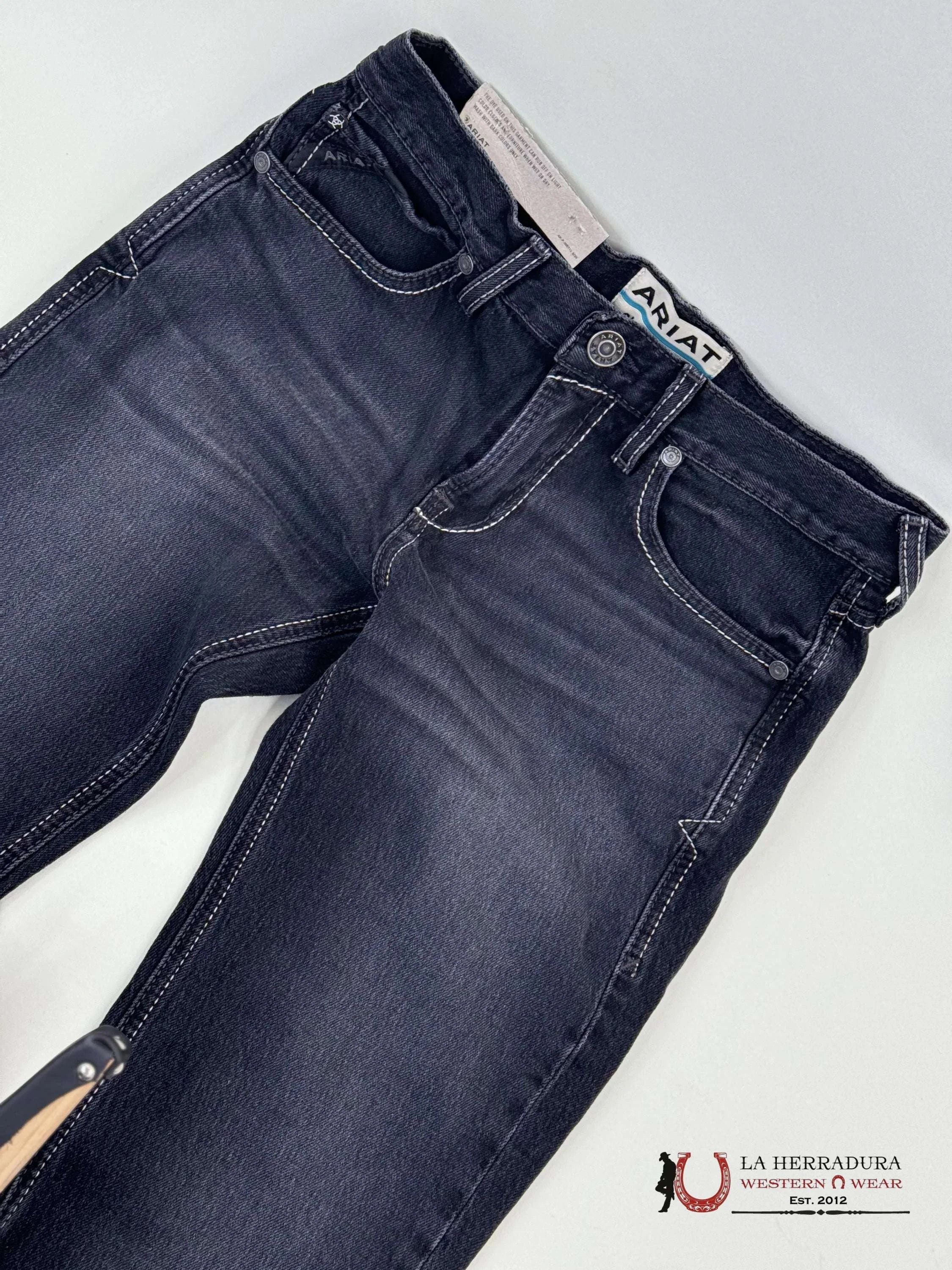 M7 Ebony Black Slim Straight Leg Jeans Ariat Jeans