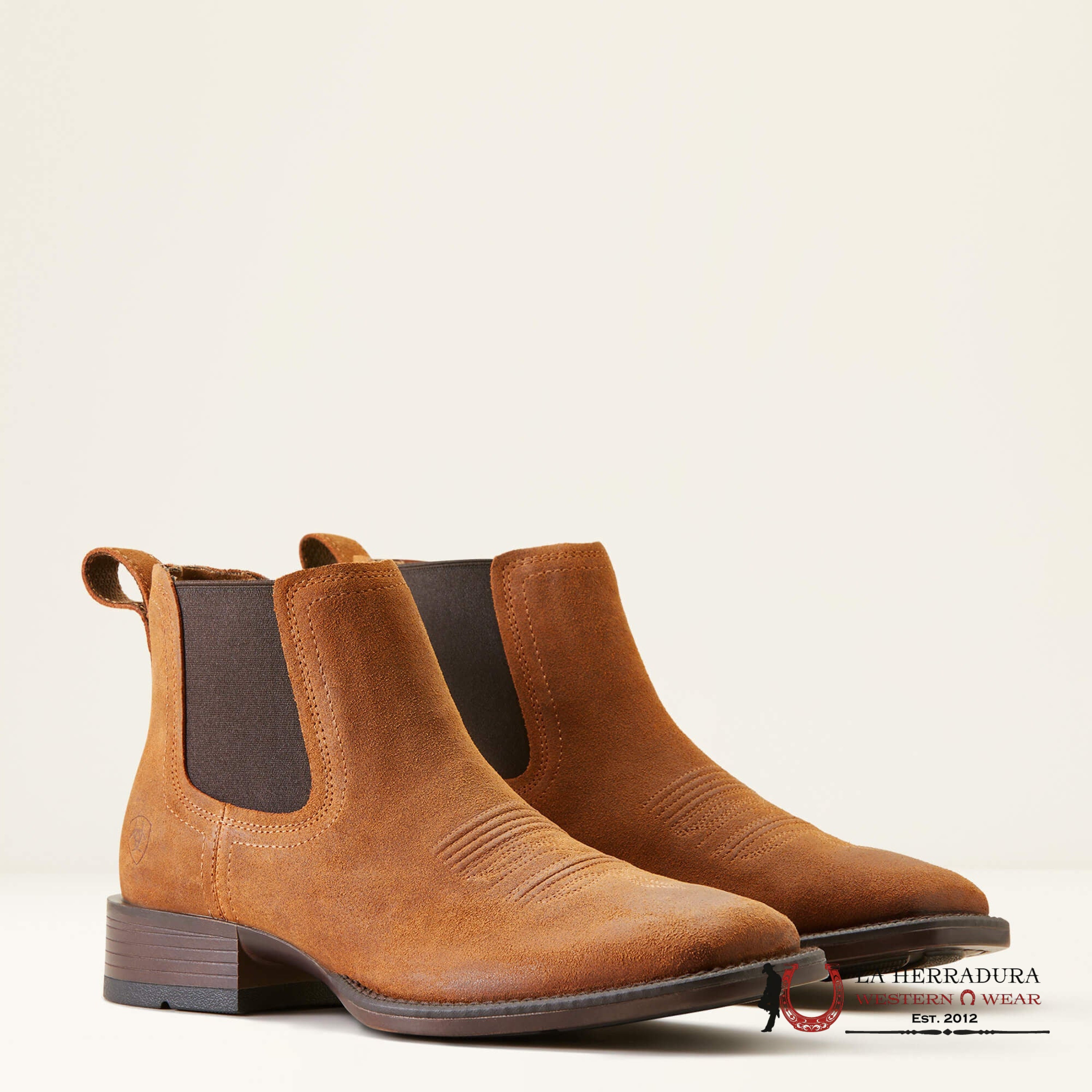 Men Ariat Booker Ultra Bar Top Brown Botas Hombres