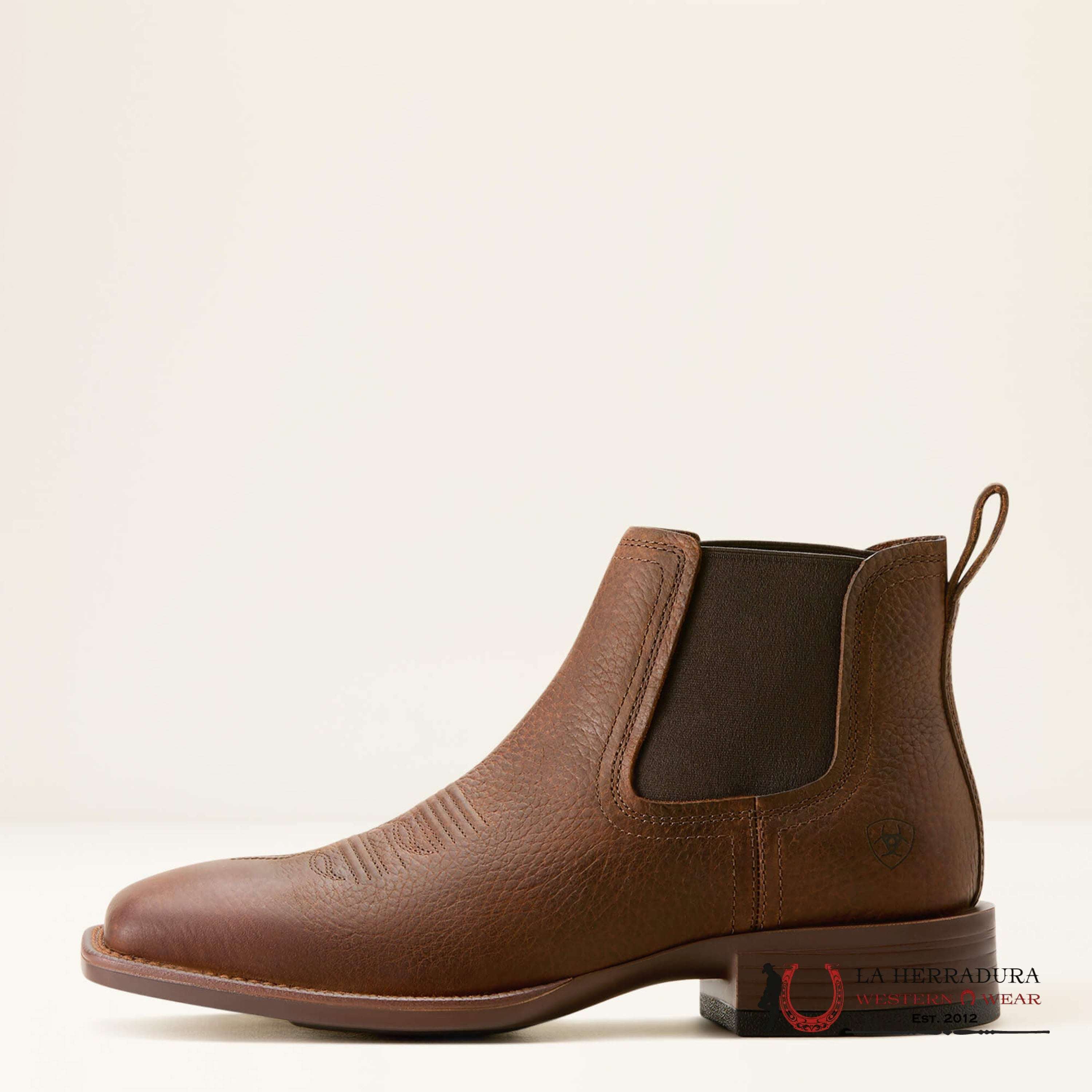 Men Ariat Booker Ultra Brown Oiled Rowdy Botas Hombres