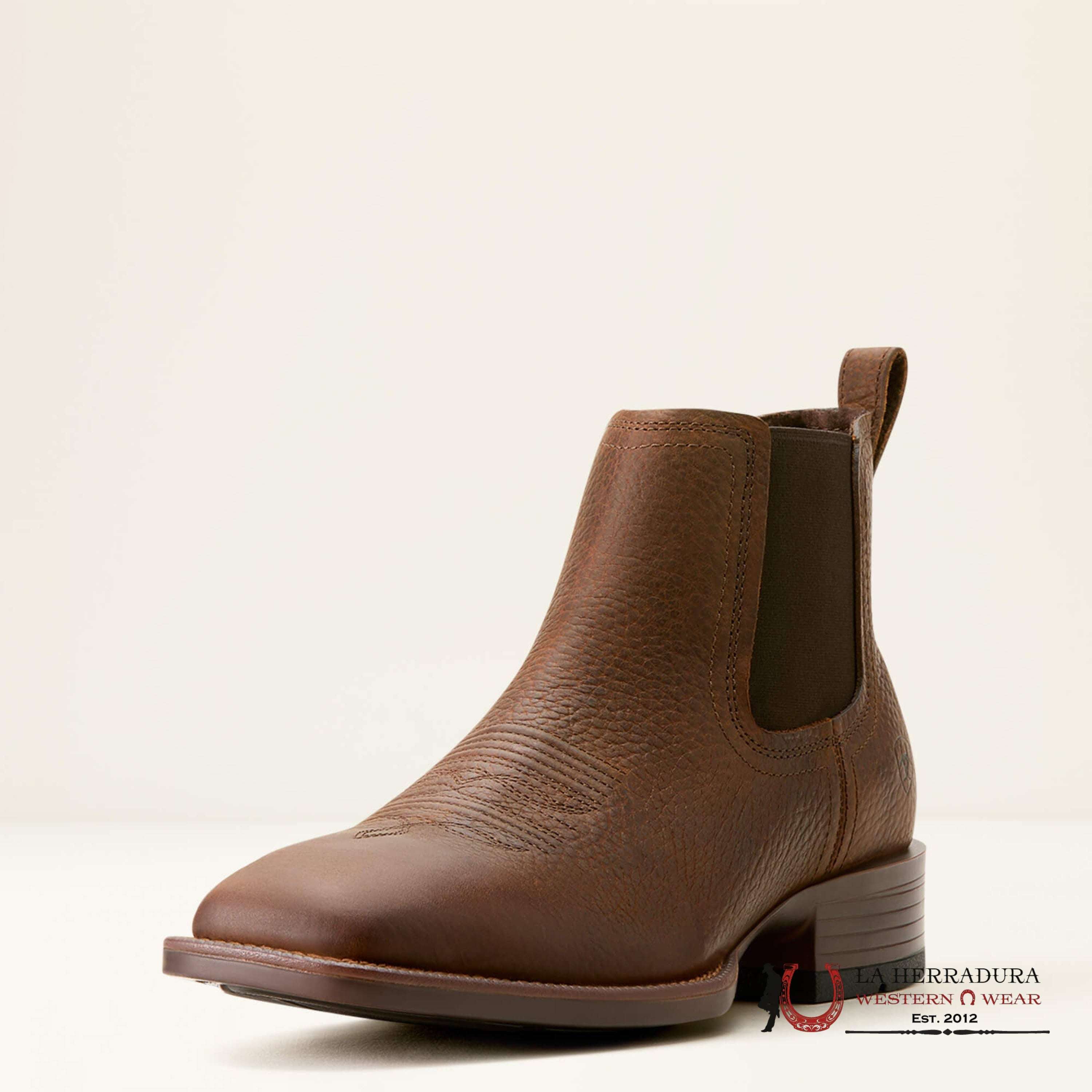 Men Ariat Booker Ultra Brown Oiled Rowdy Botas Hombres