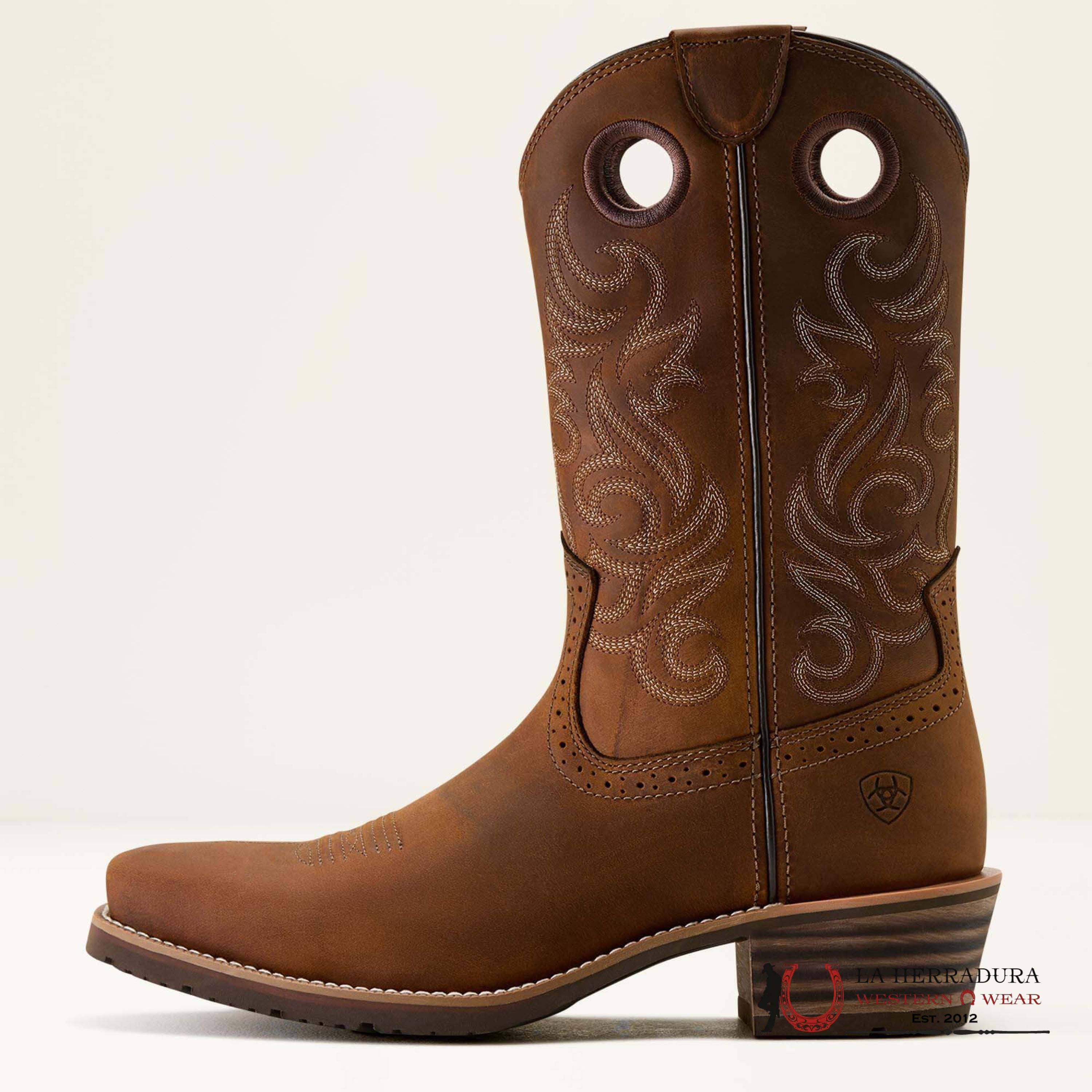 MEN ARIAT BOOT HYBRID ROUGHSTOCK SQUARE TOE 10064046 BOTAS HOMBRES