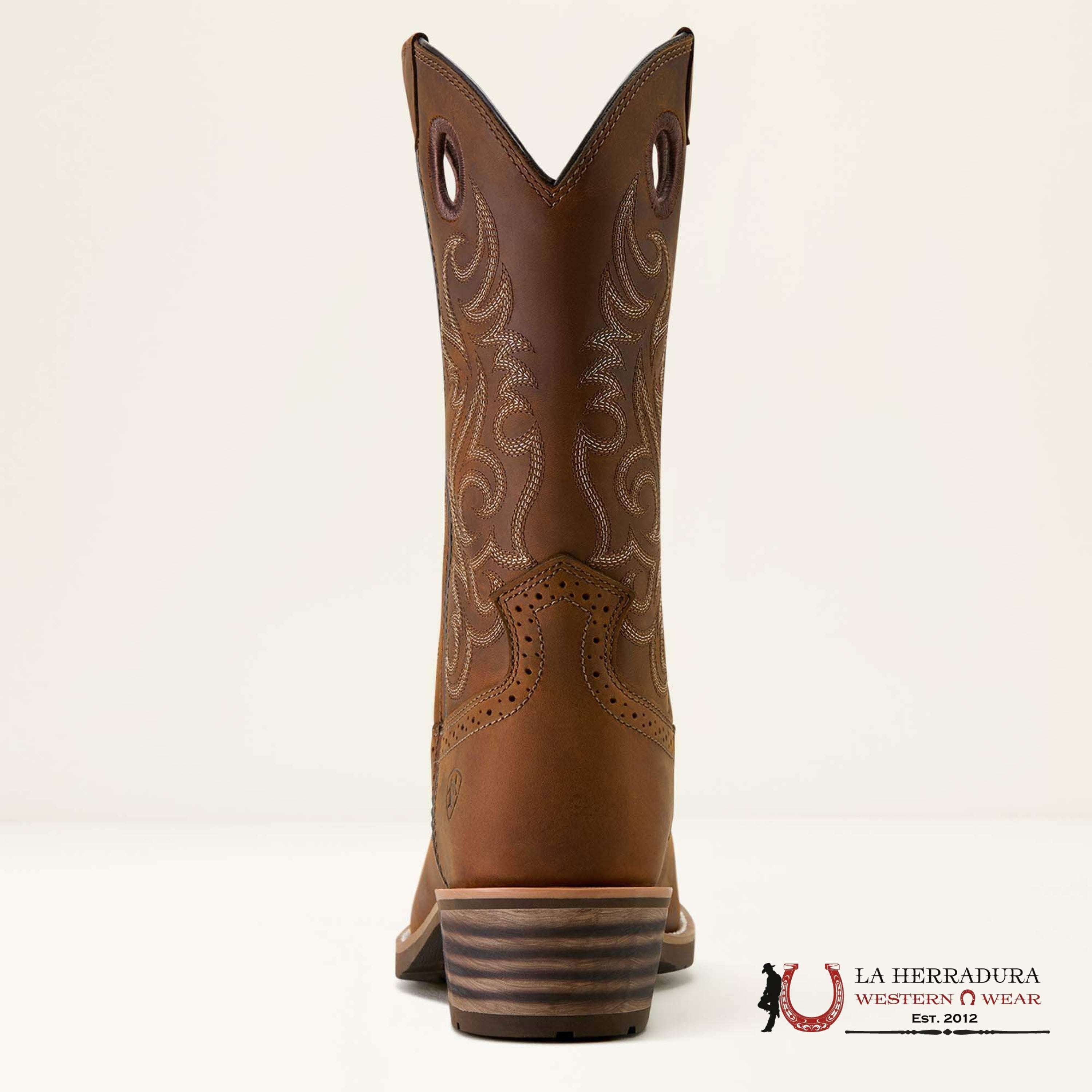 MEN ARIAT BOOT HYBRID ROUGHSTOCK SQUARE TOE 10064046 BOTAS HOMBRES