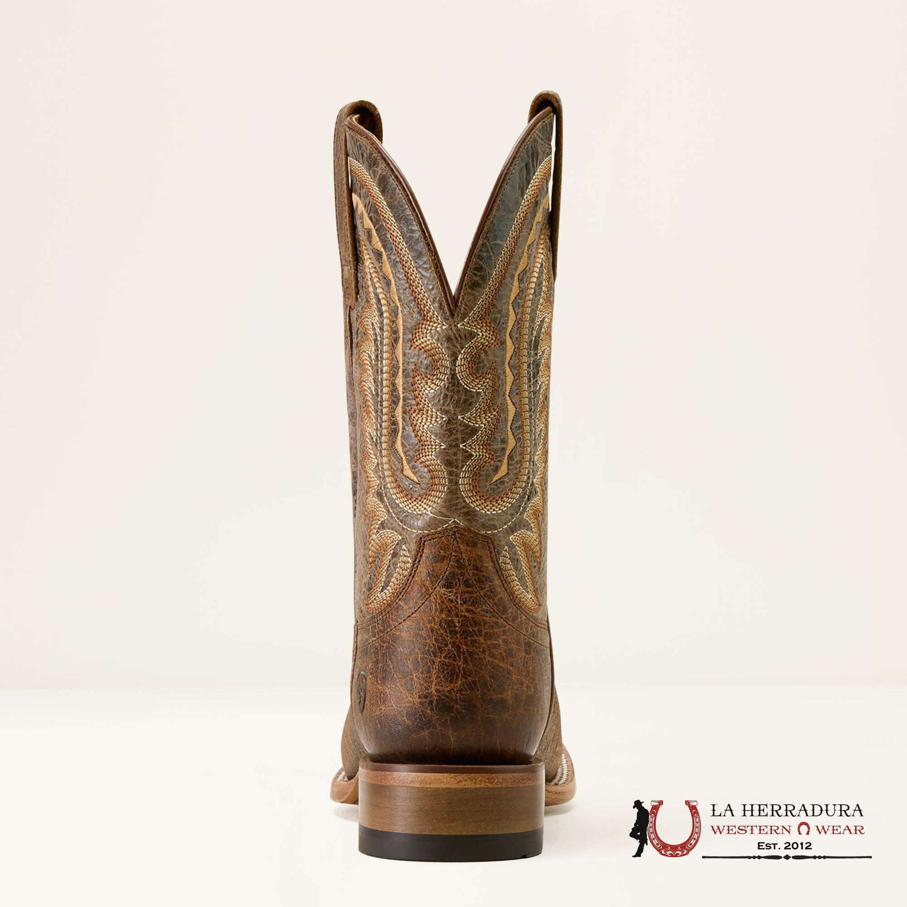 MEN ARIAT BOOT ROCK RIDGE SADDLE BROWN BISON/NUTSHELL TAN 10063783 BOTAS HOMBRES