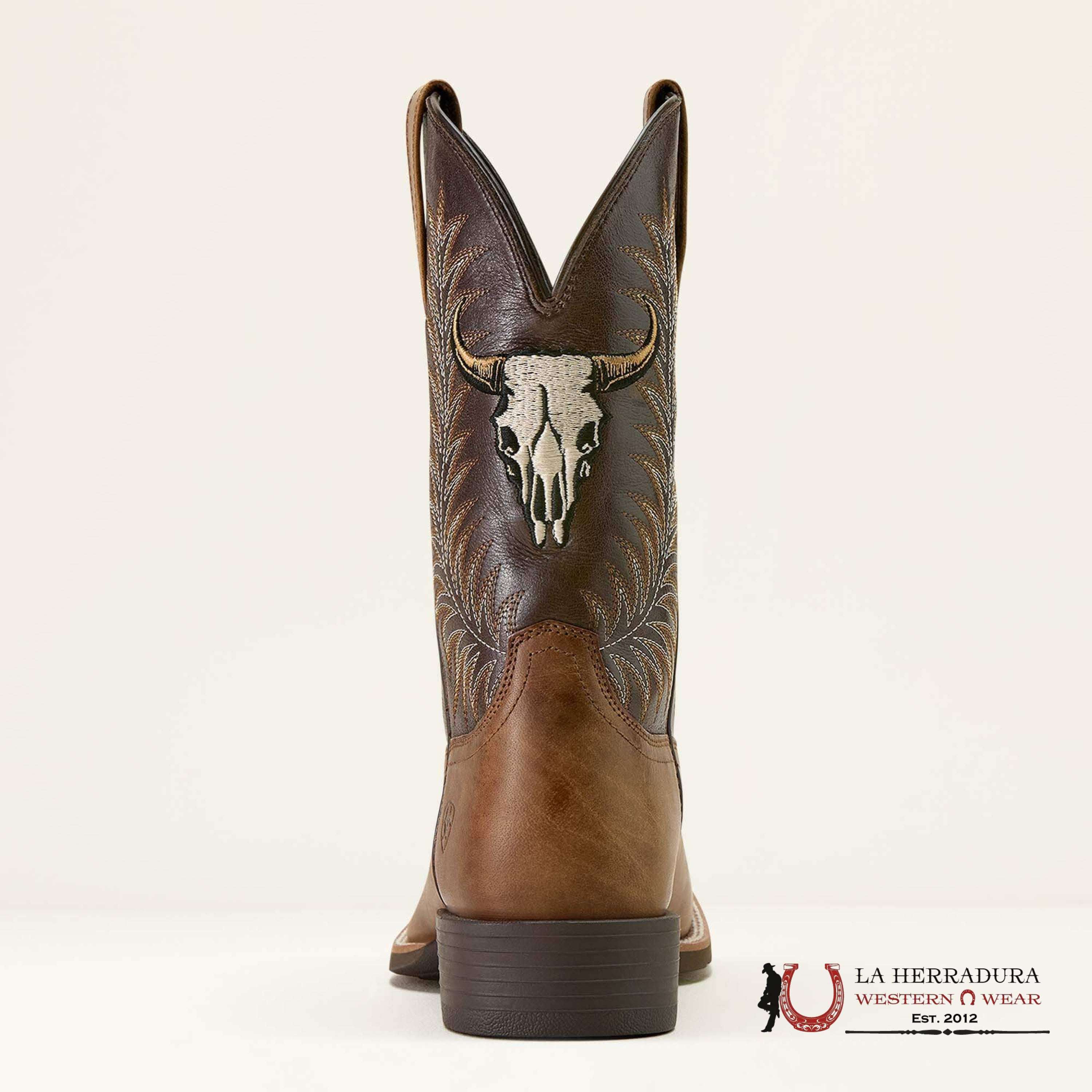 MEN ARIAT BOOT SPORT STEER SKULL 10064053 BOTAS HOMBRES