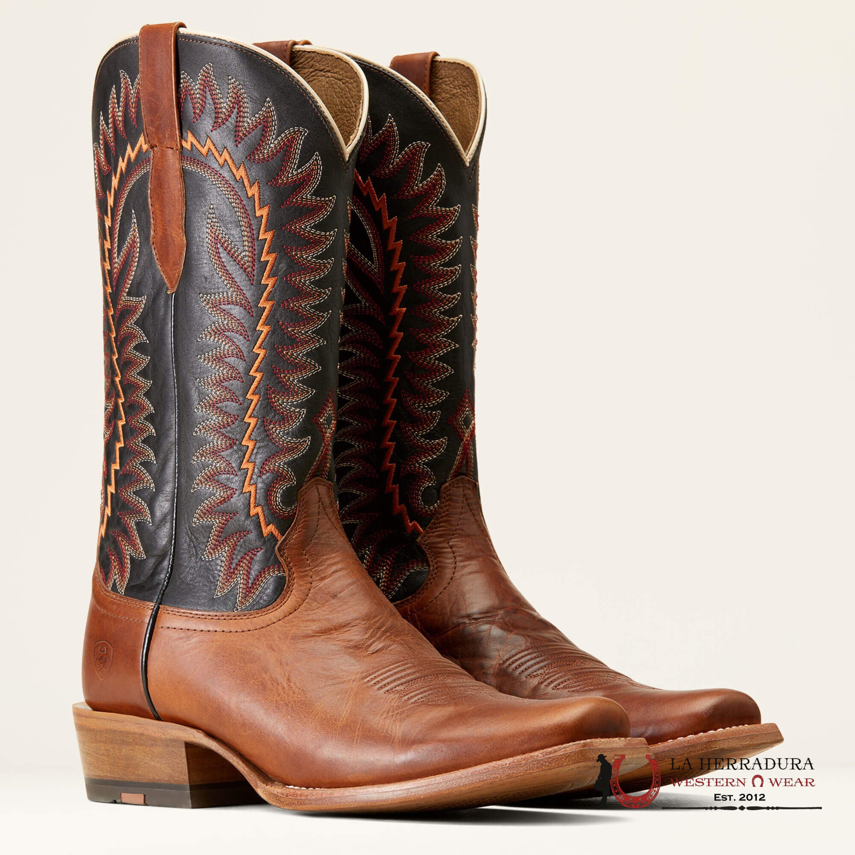 MEN ARIAT FUTURITY TIME COPPER CRUNCH ANCIENT BLACK 10046999 BOTAS HOMBRES