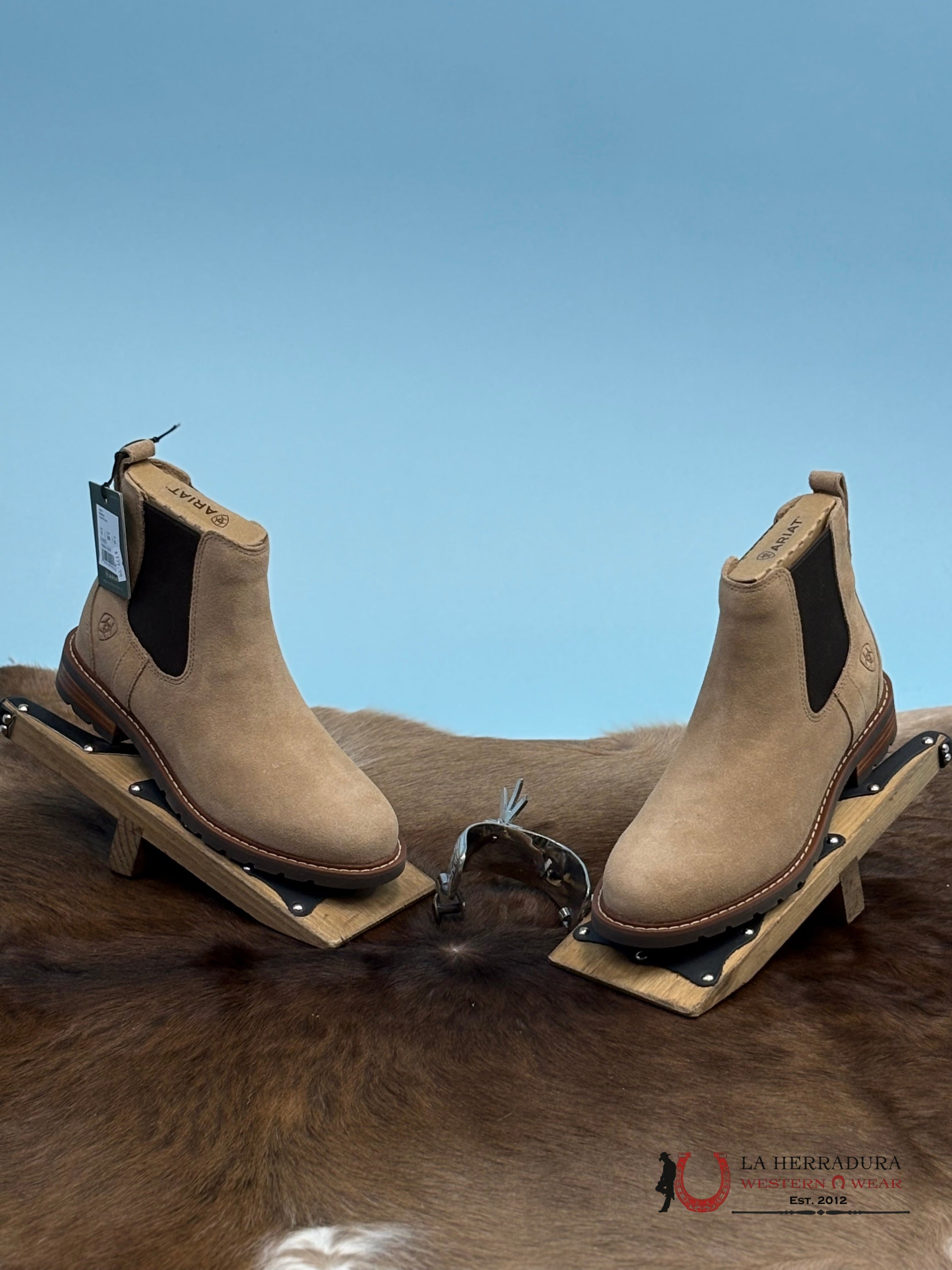 Men Ariat Wexford Caramel Suede - 1290 Botas Hombres