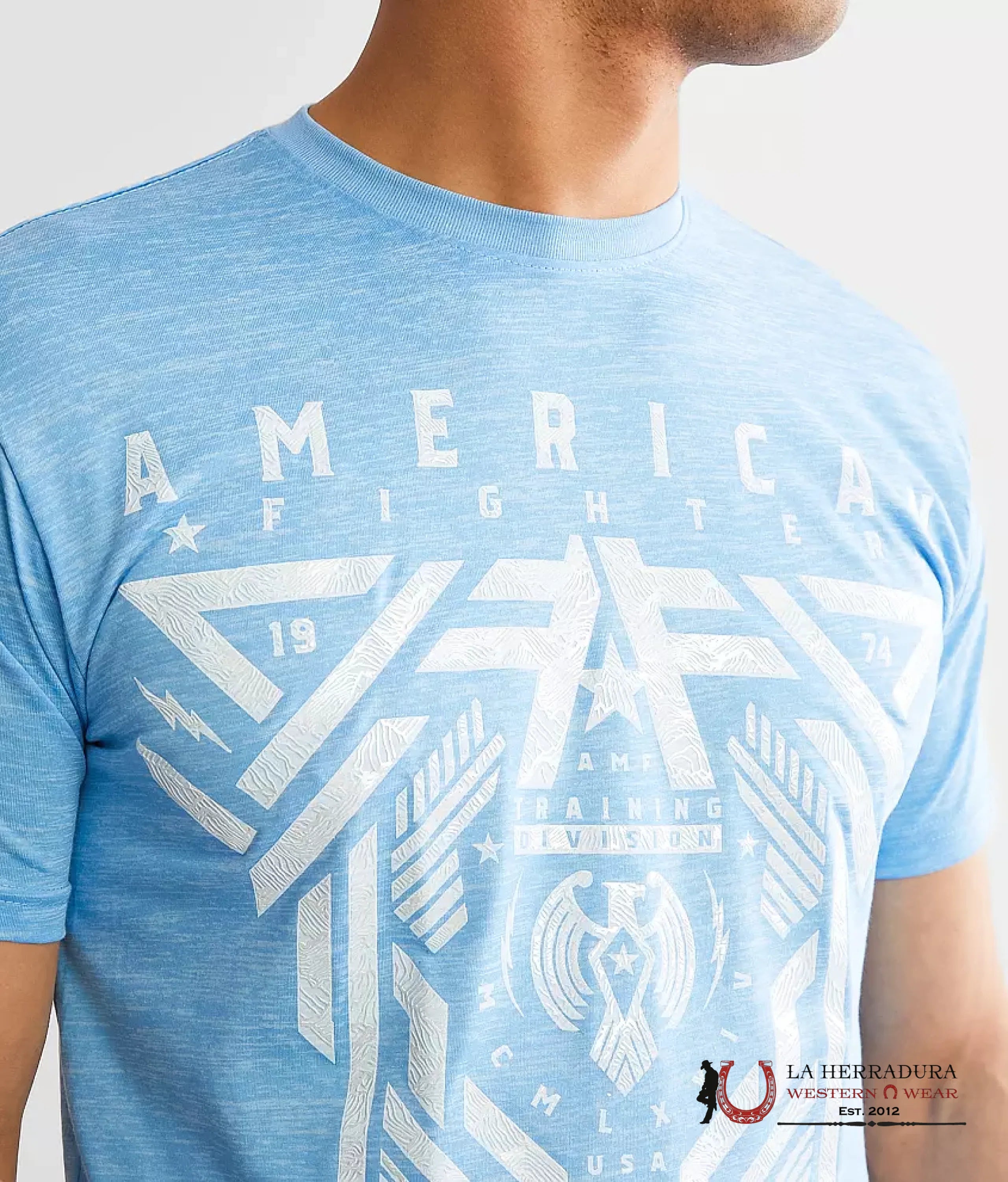 MENS AMERICAN FIGHTER TSHIRT- BRIGHTON SS FM15526 ROPA HOMBRES