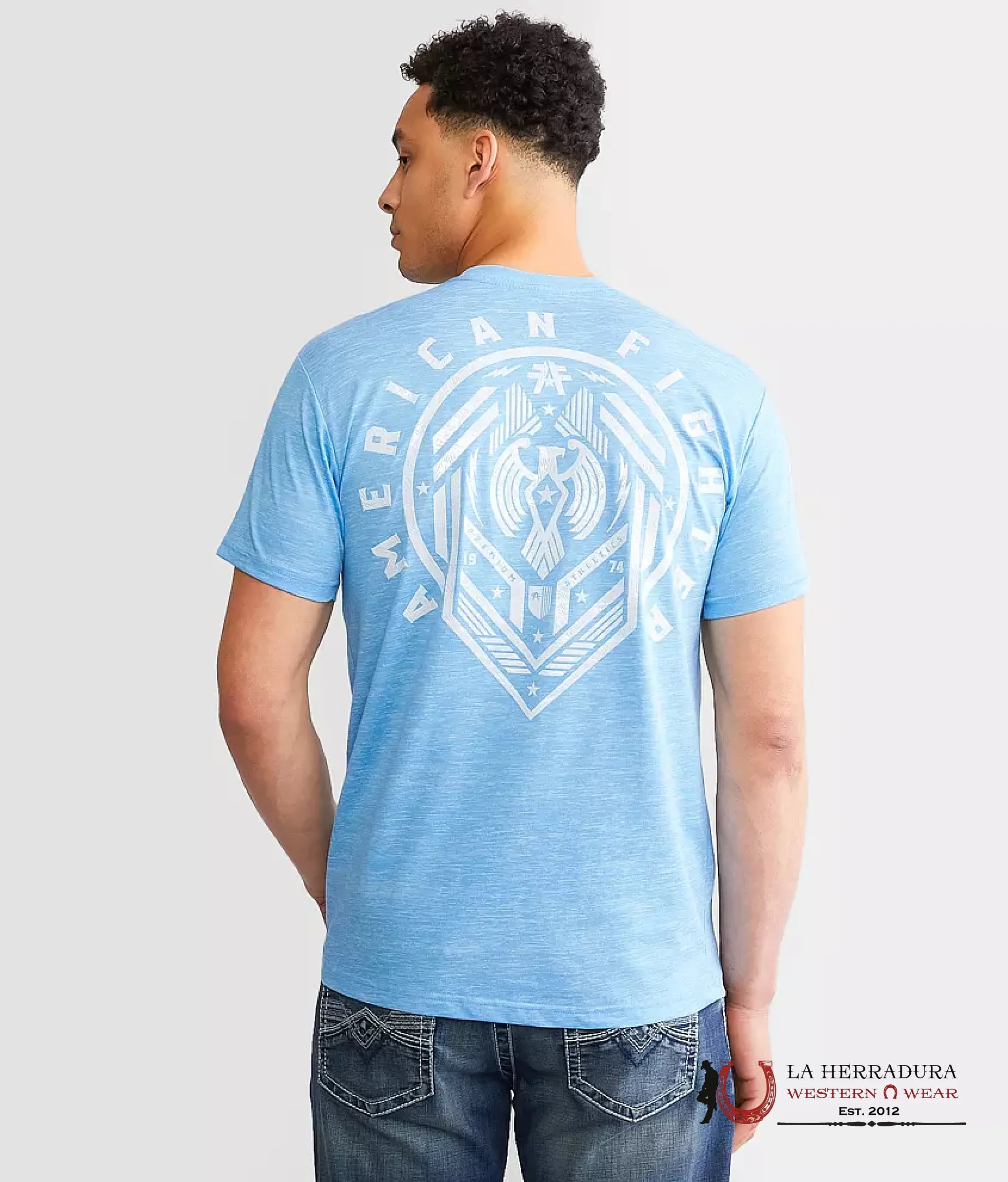 MENS AMERICAN FIGHTER TSHIRT- BRIGHTON SS FM15526 ROPA HOMBRES