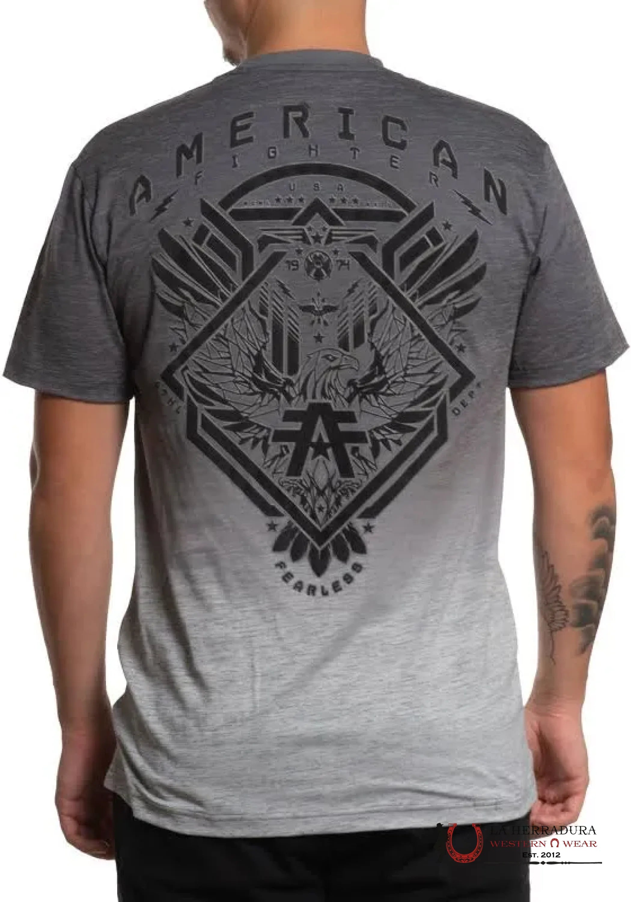 MENS AMERICAN FIGHTER TSHIRT- GRAYFORD SS FM15627 ROPA HOMBRES