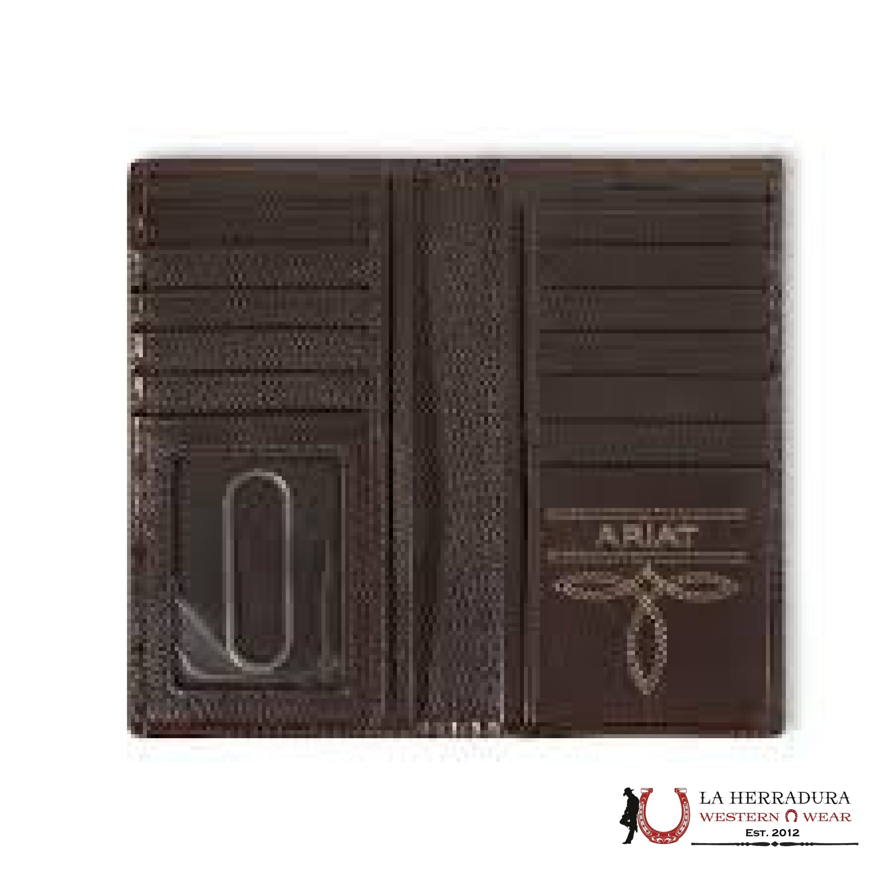 MENS ARIAT AZTEC ORANGE & BROWN RODEO WALLET- A3559402 ACCESORIOS