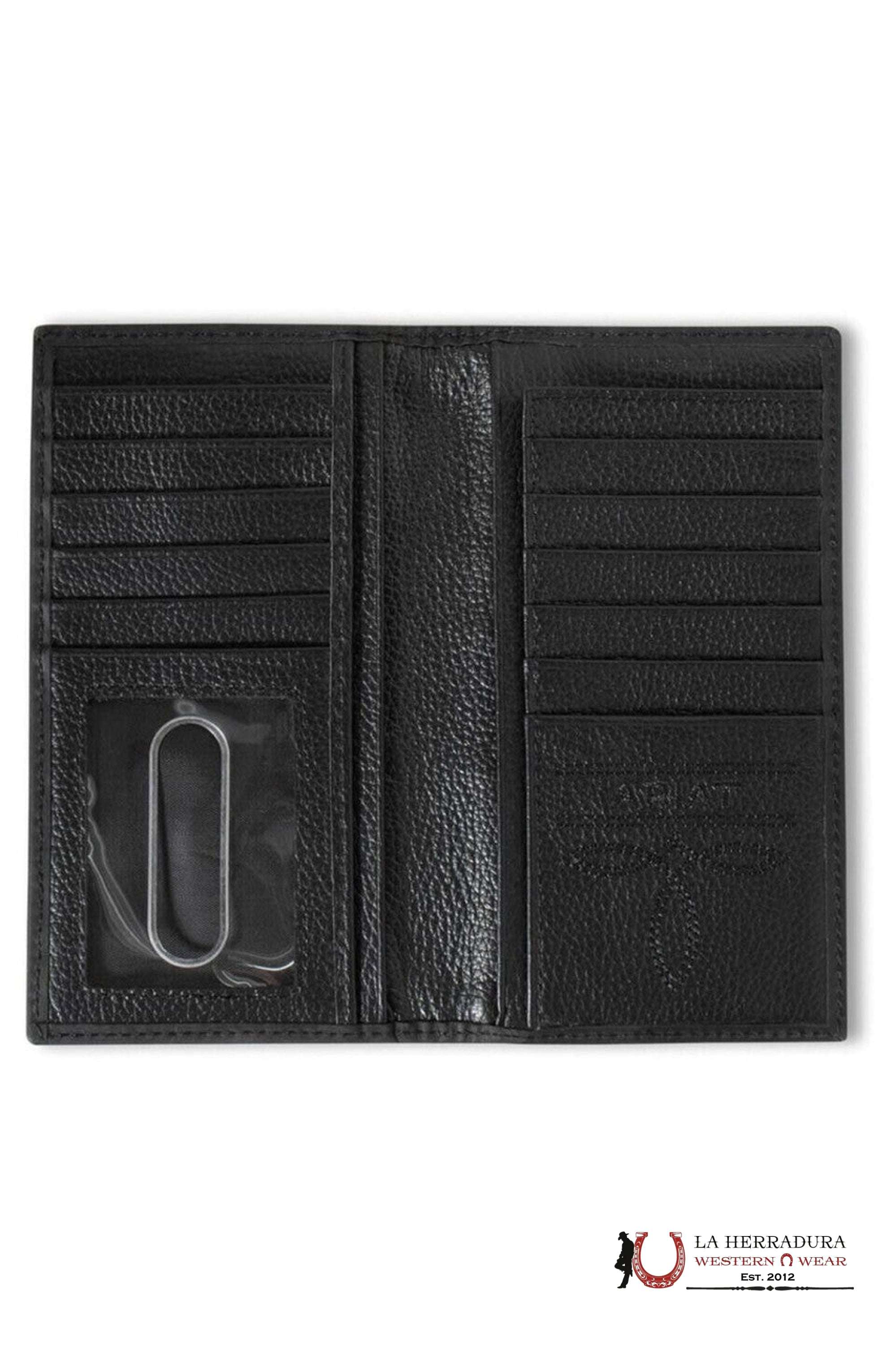 MENS ARIAT BLACK AND WHITE AZTEC RODEO WALLET- A3558801 ACCESORIOS