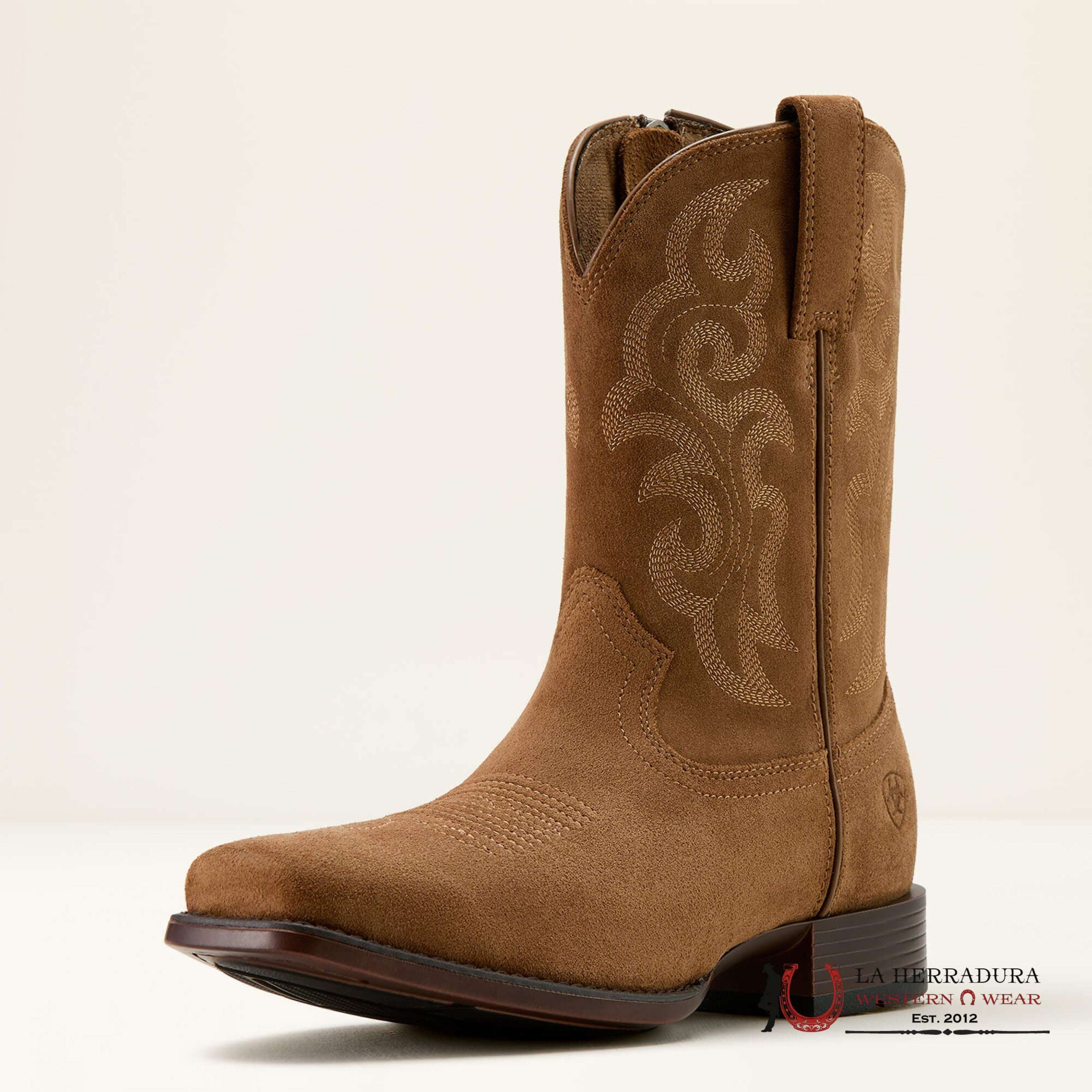 MENS ARIAT BODIE CHESTNUT SUEDE 10061150 BOTAS HOMBRES