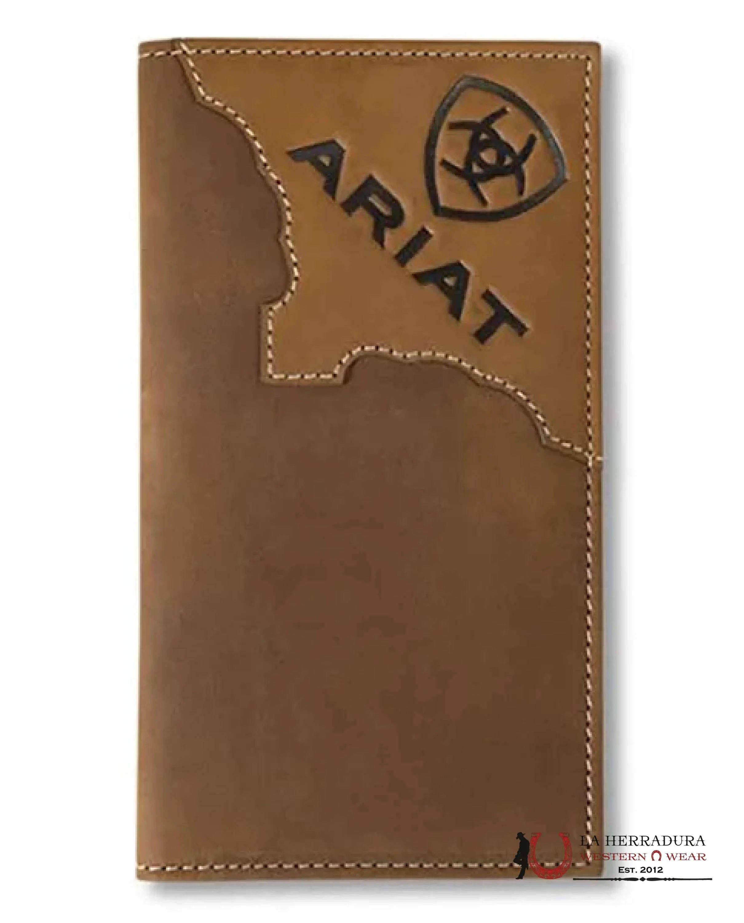 MENS ARIAT BROWN LEATHER RODEO WALLET- A3552544 ACCESORIOS