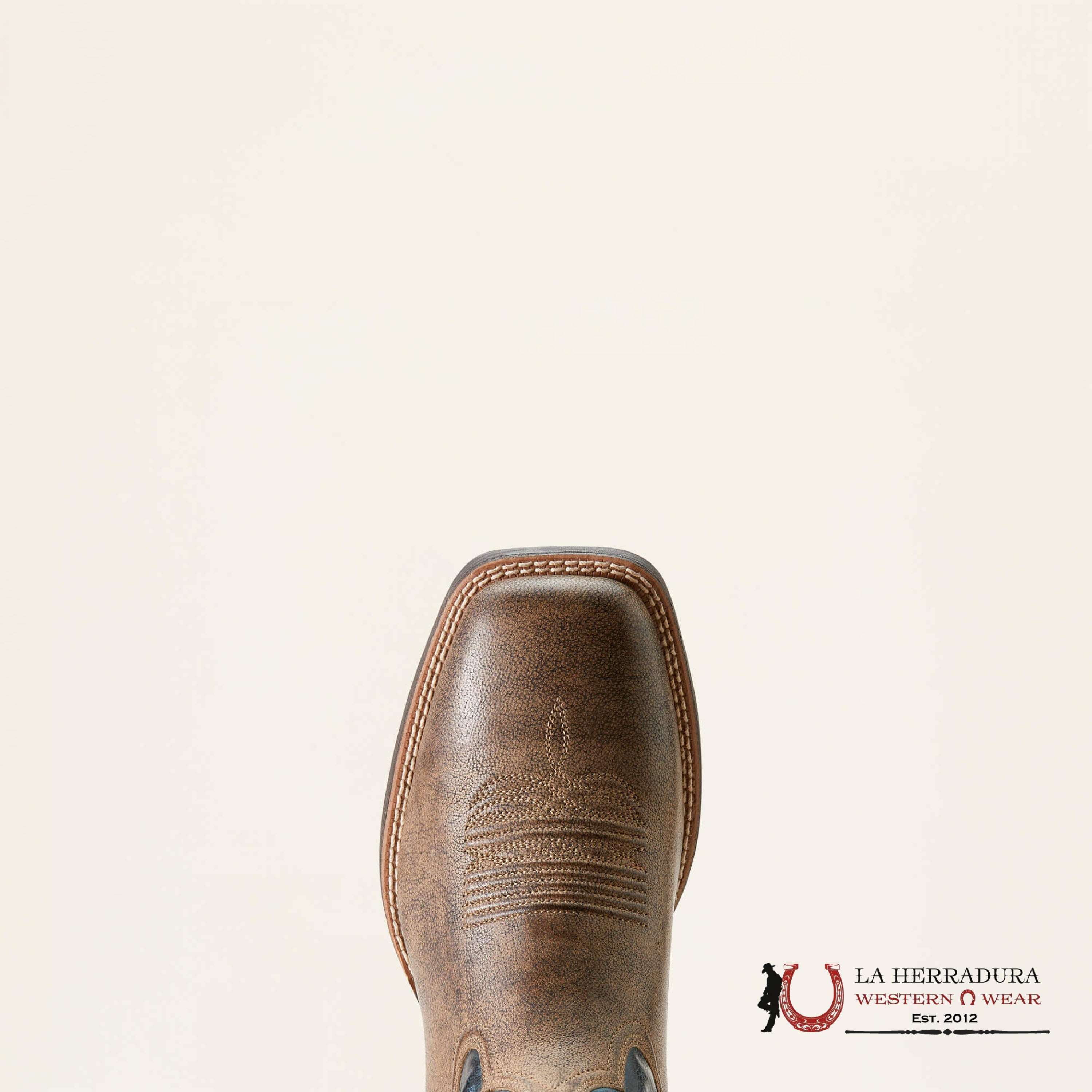 Mens Ariat Brush Creek Stone/Royal Navy Botas Hombres