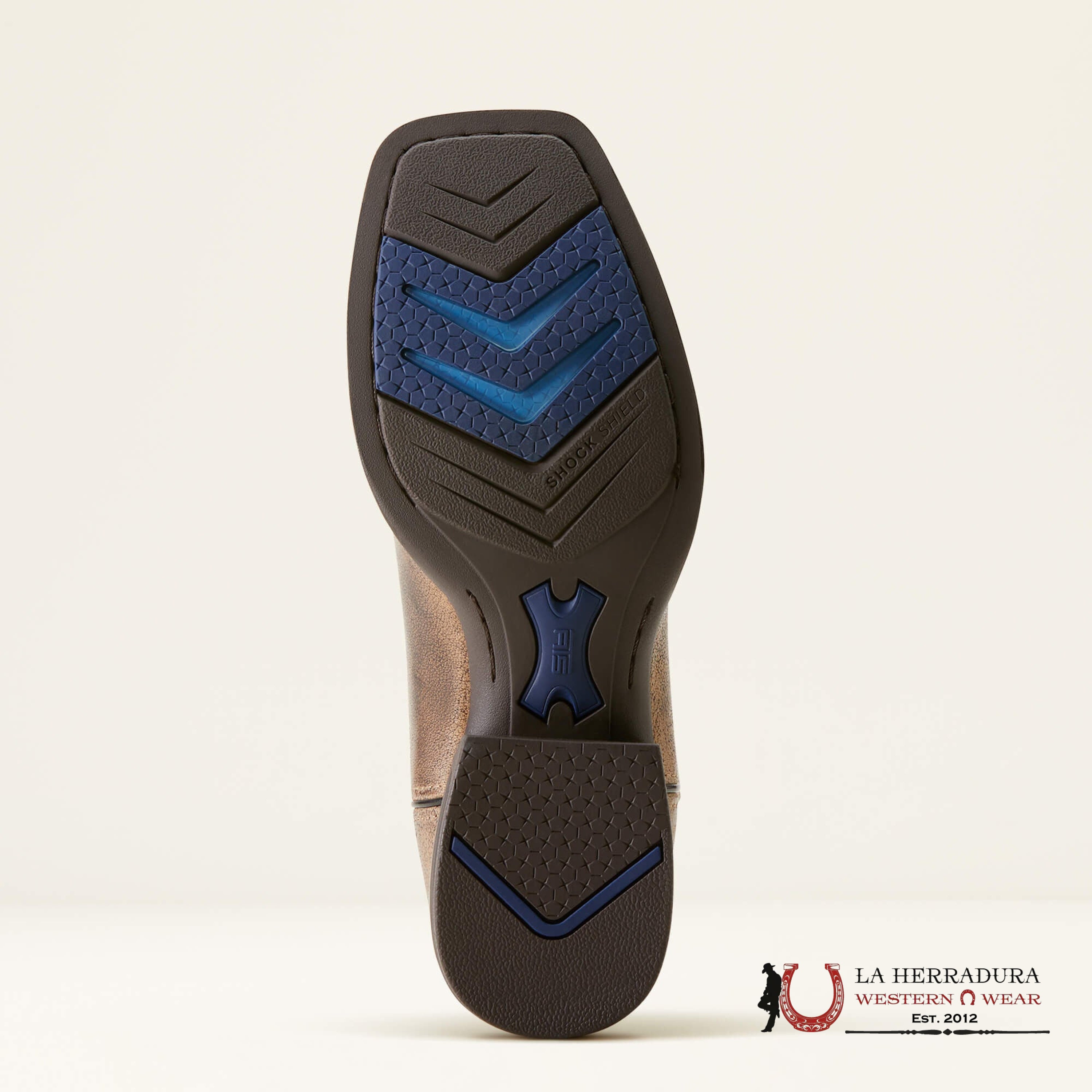 Mens Ariat Brush Creek Stone/Royal Navy Botas Hombres