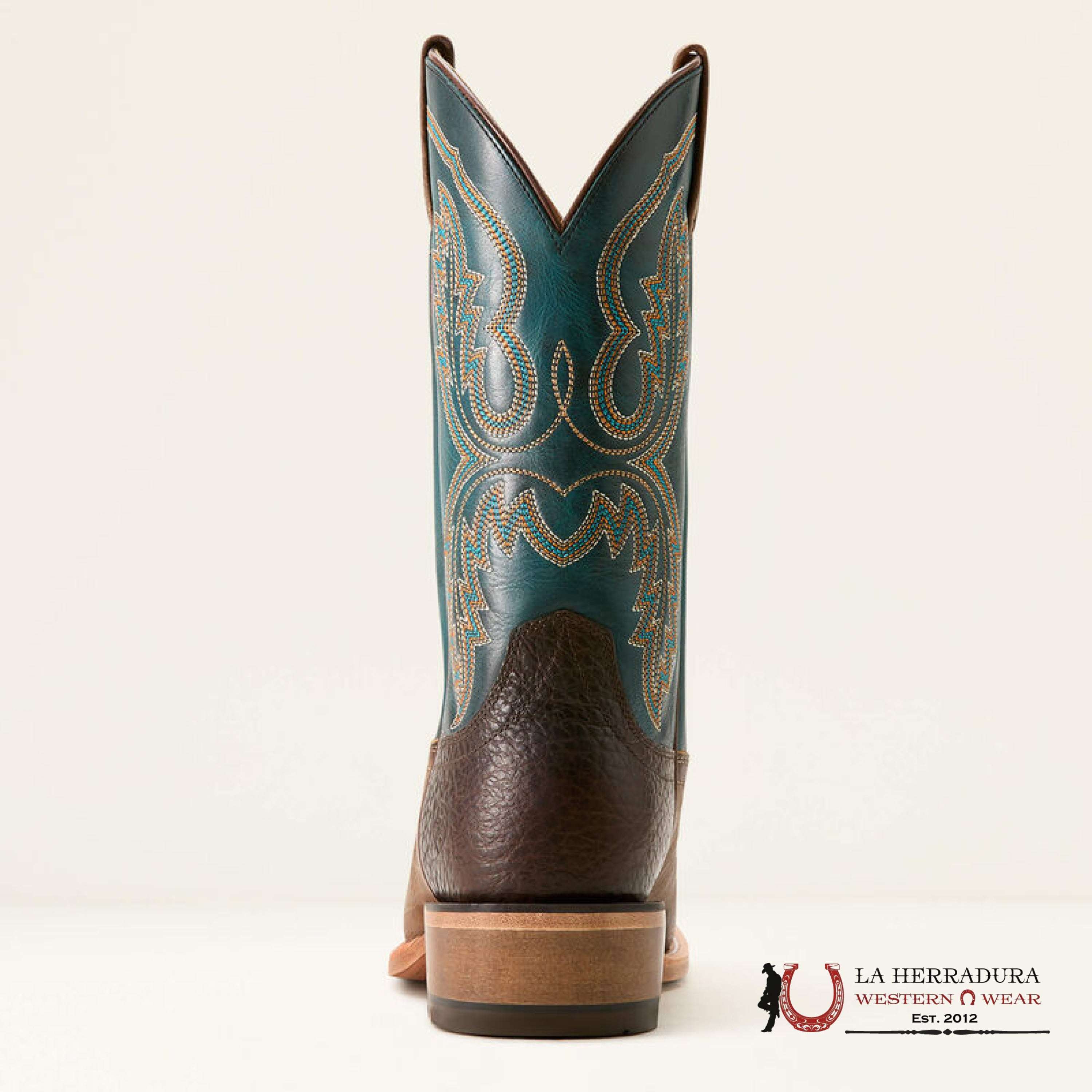 Mens Ariat Futurity Cashout Cowboy Boot Wicker|Pursuit Of Teal 3756 Botas Hombres