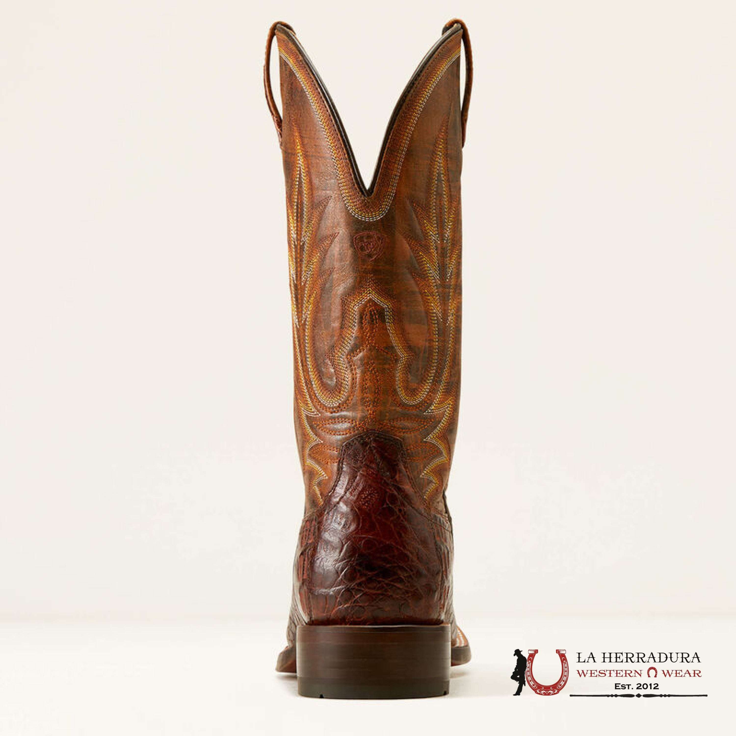 MENS ARIAT GUNSLINGER DARK AMBER CAIMAN BELLY HOTFIRE RUST 10042477 BOTAS HOMBRES