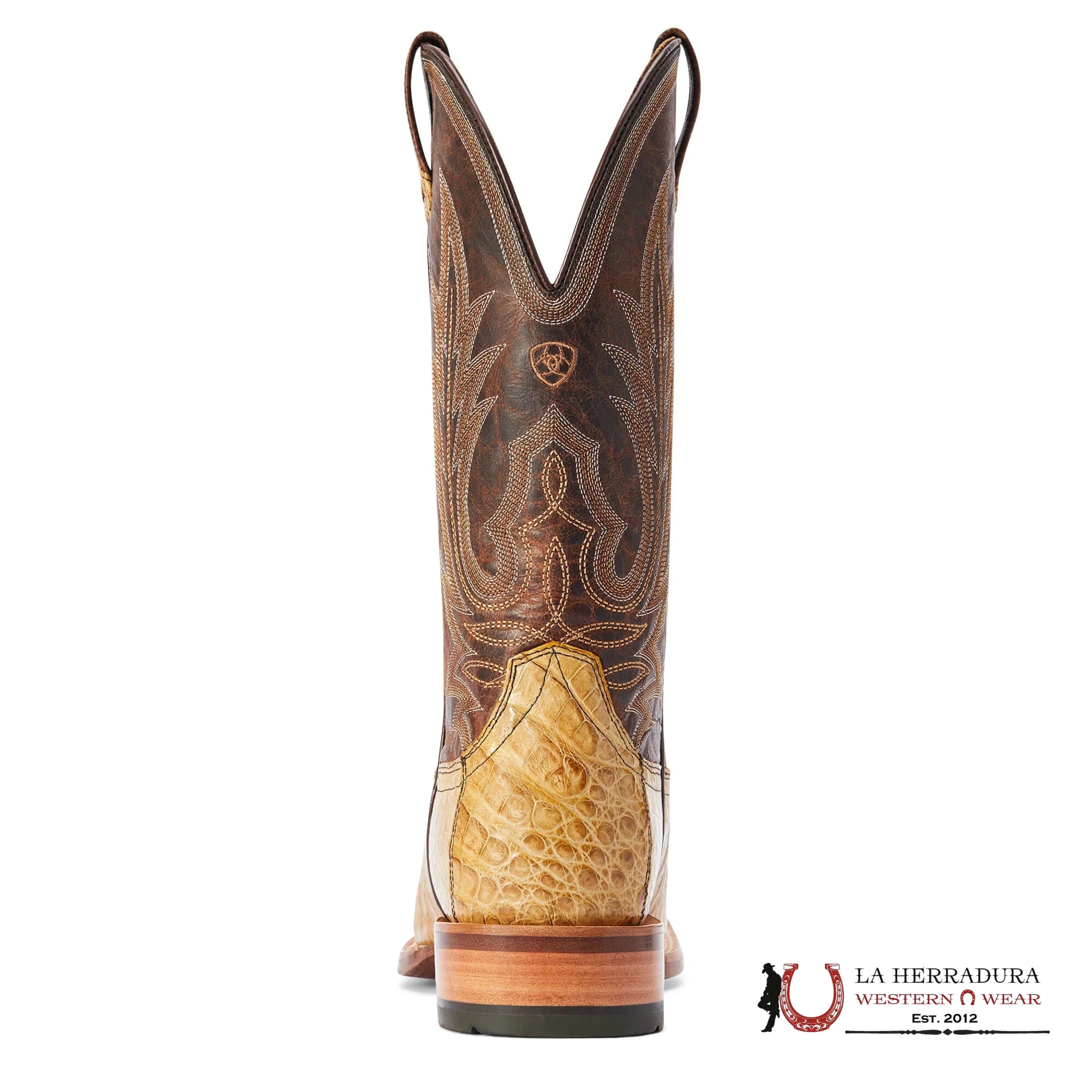 MENS ARIAT GUNSLINGER HONEYCOMB DARK BROWN CAIMAN BELLY-10042476 BOTAS HOMBRES