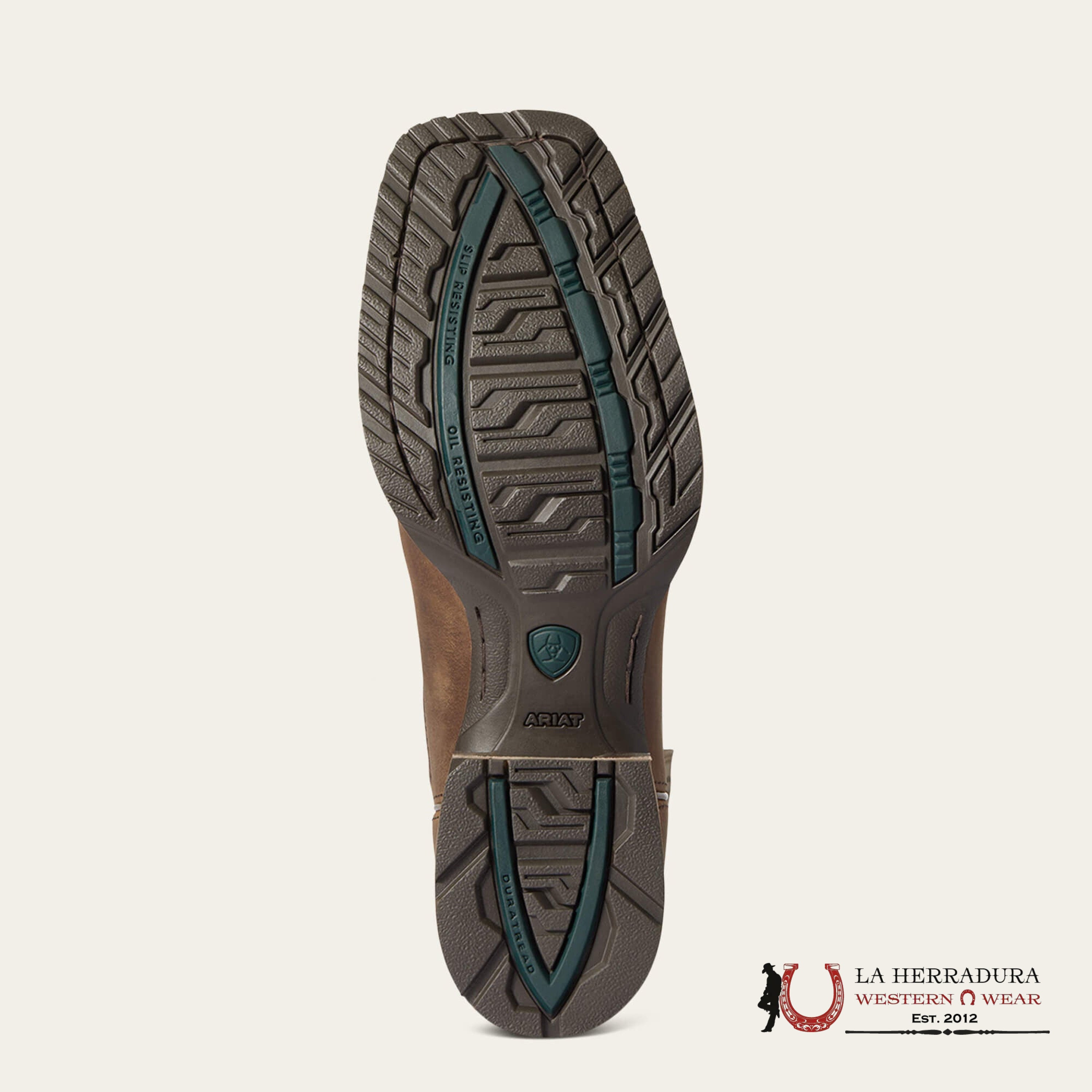 Mens Ariat Hybrid Distressed Brown/American Flag Botas Hombres