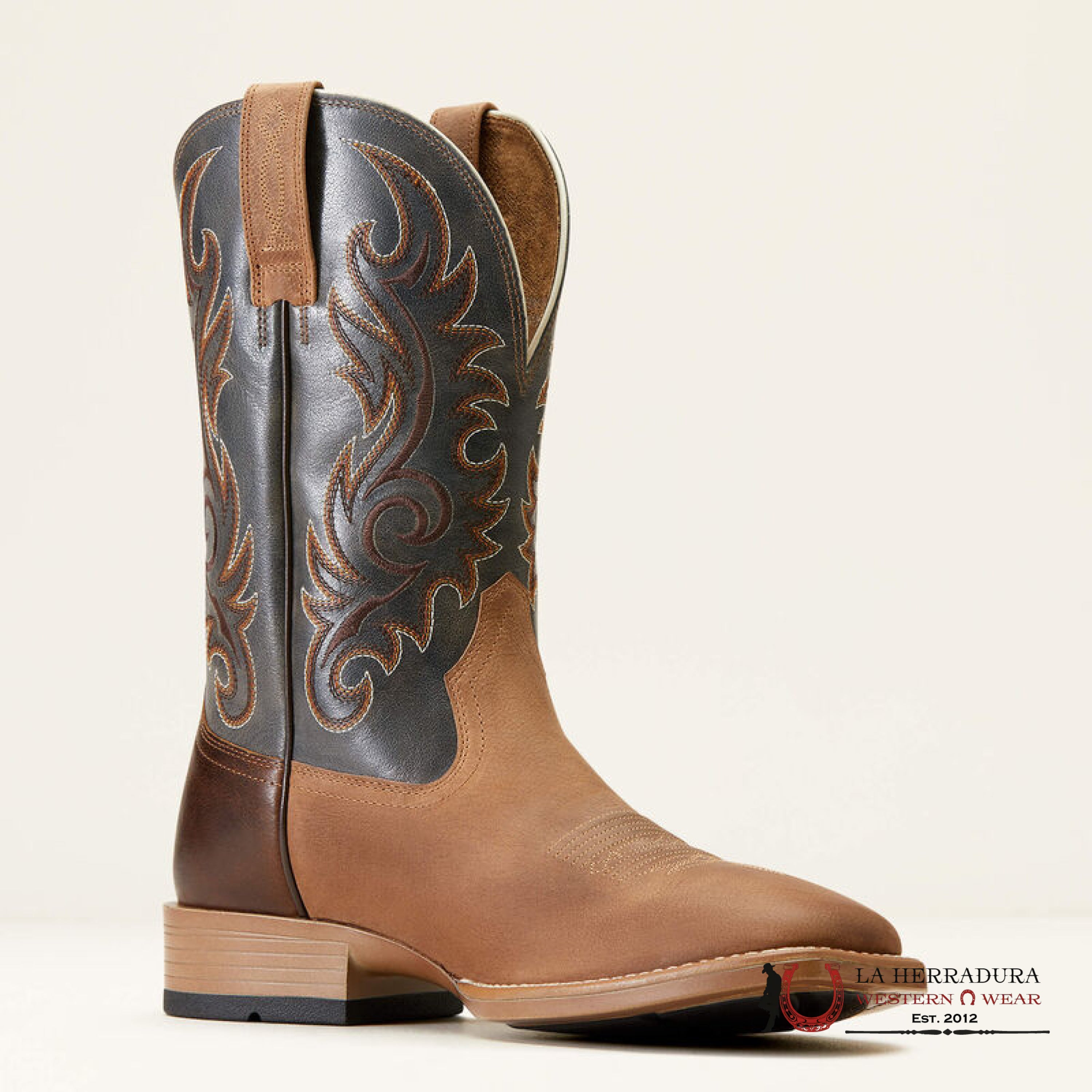 MENS ARIAT LASCO ULTRA LIGHT TAN & SMOKEY BLUE- 10046830 BOTAS HOMBRES