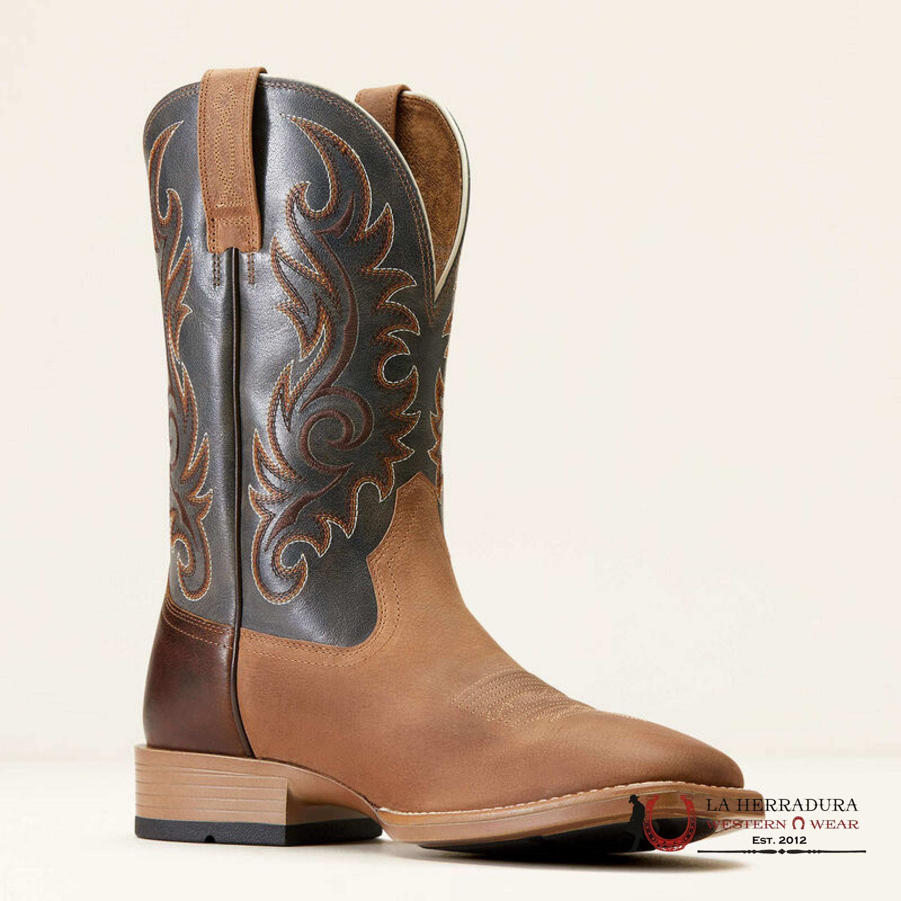 MENS ARIAT LASCO ULTRA LIGHT TAN & SMOKEY BLUE- 10046830 BOTAS HOMBRES