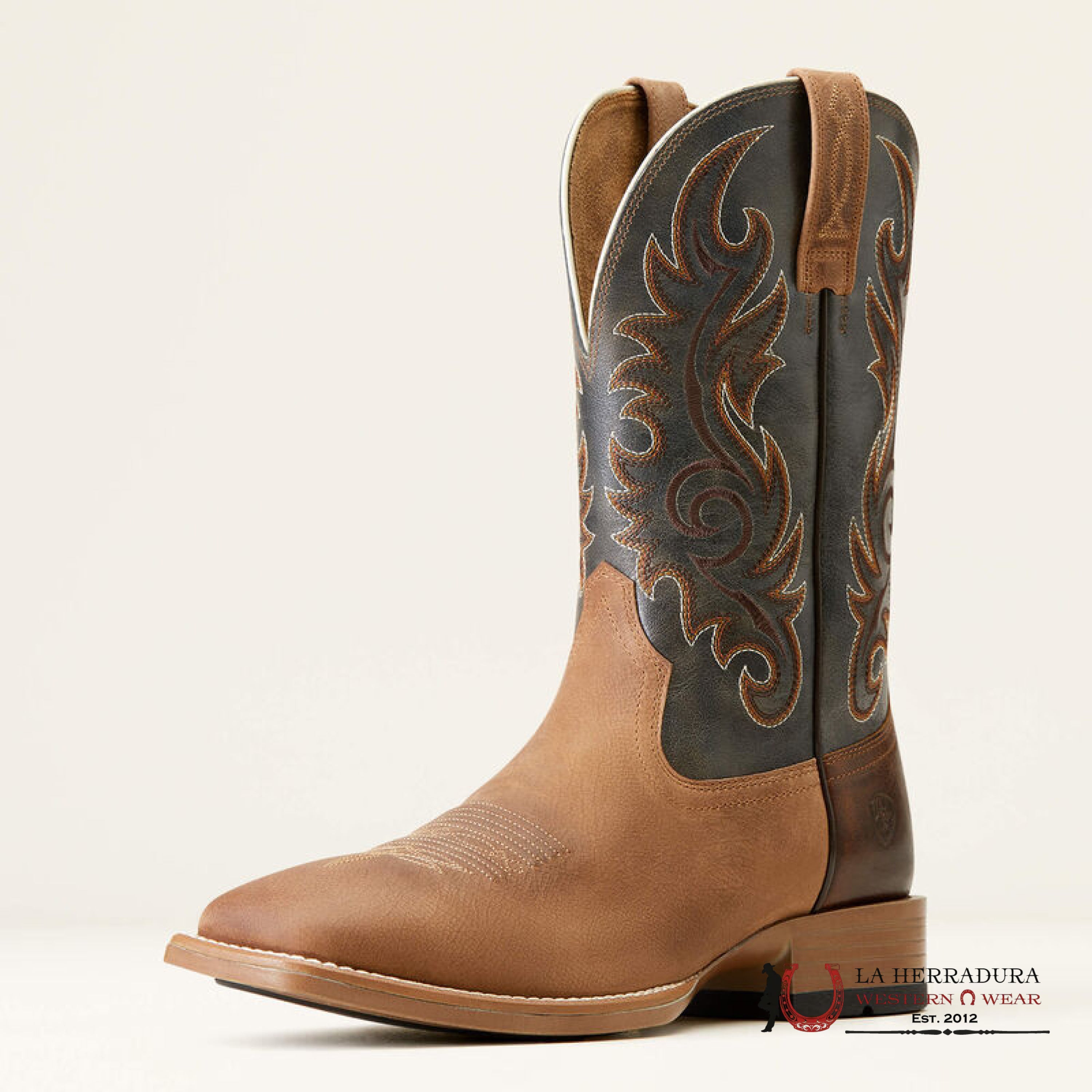 MENS ARIAT LASCO ULTRA LIGHT TAN & SMOKEY BLUE- 10046830 BOTAS HOMBRES