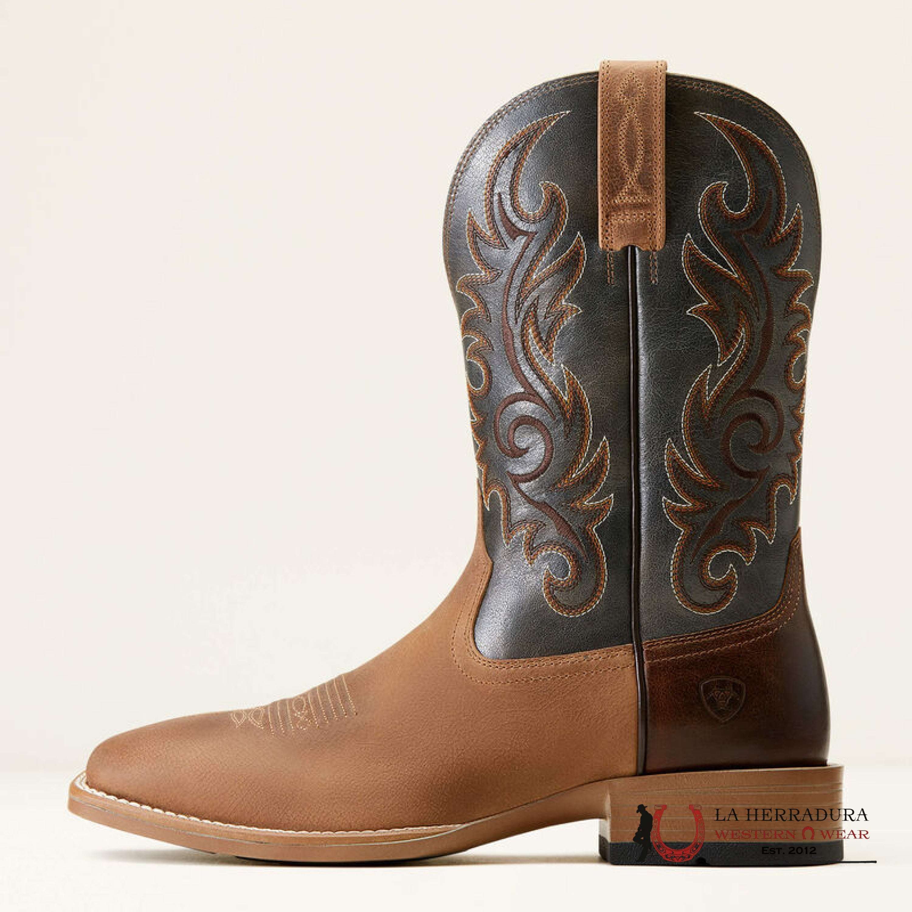 MENS ARIAT LASCO ULTRA LIGHT TAN & SMOKEY BLUE- 10046830 BOTAS HOMBRES