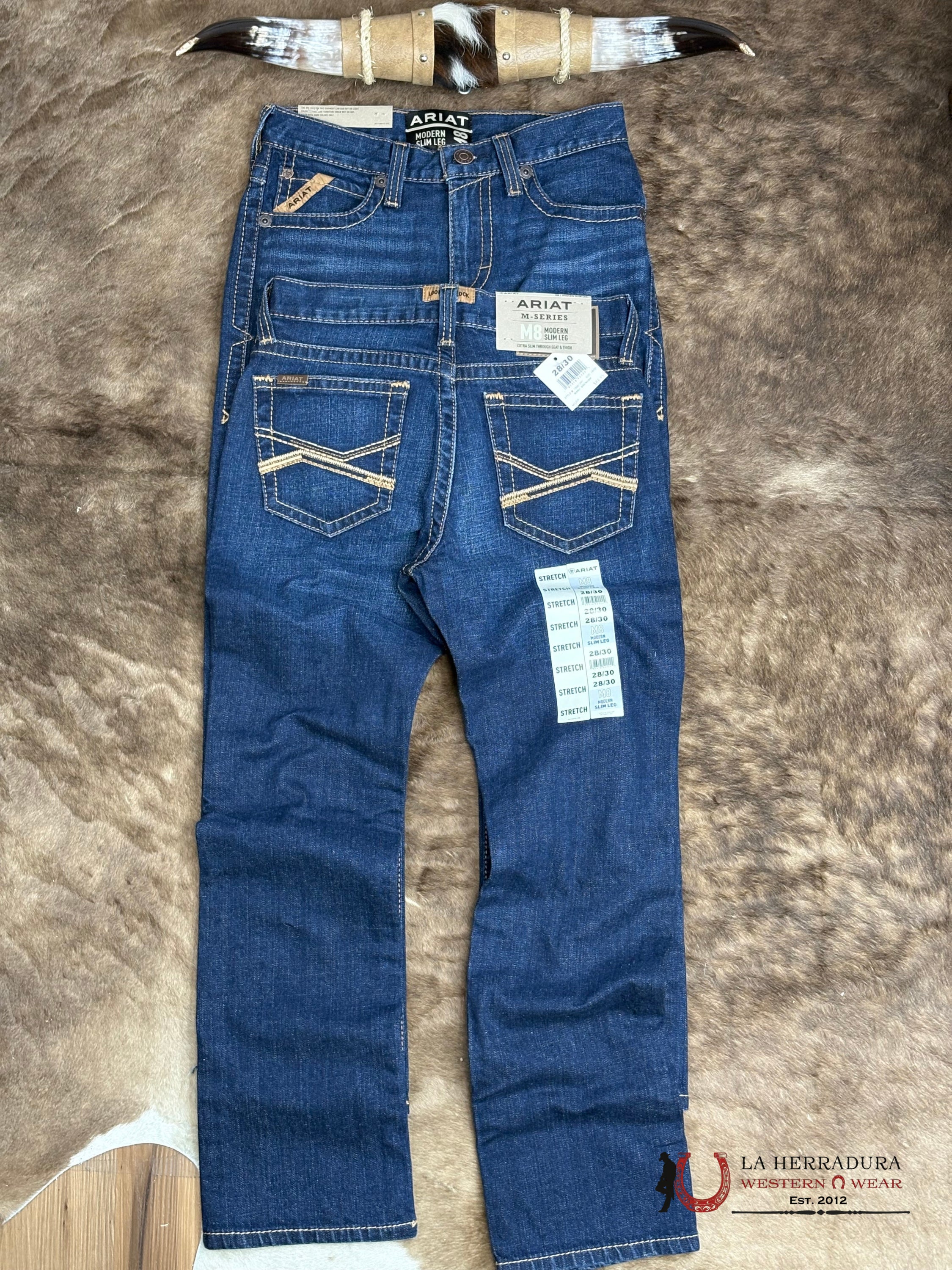 Men’s Ariat M8 Modern Slim Leg Brenham Jeans - 1397 ARIAT JEANS