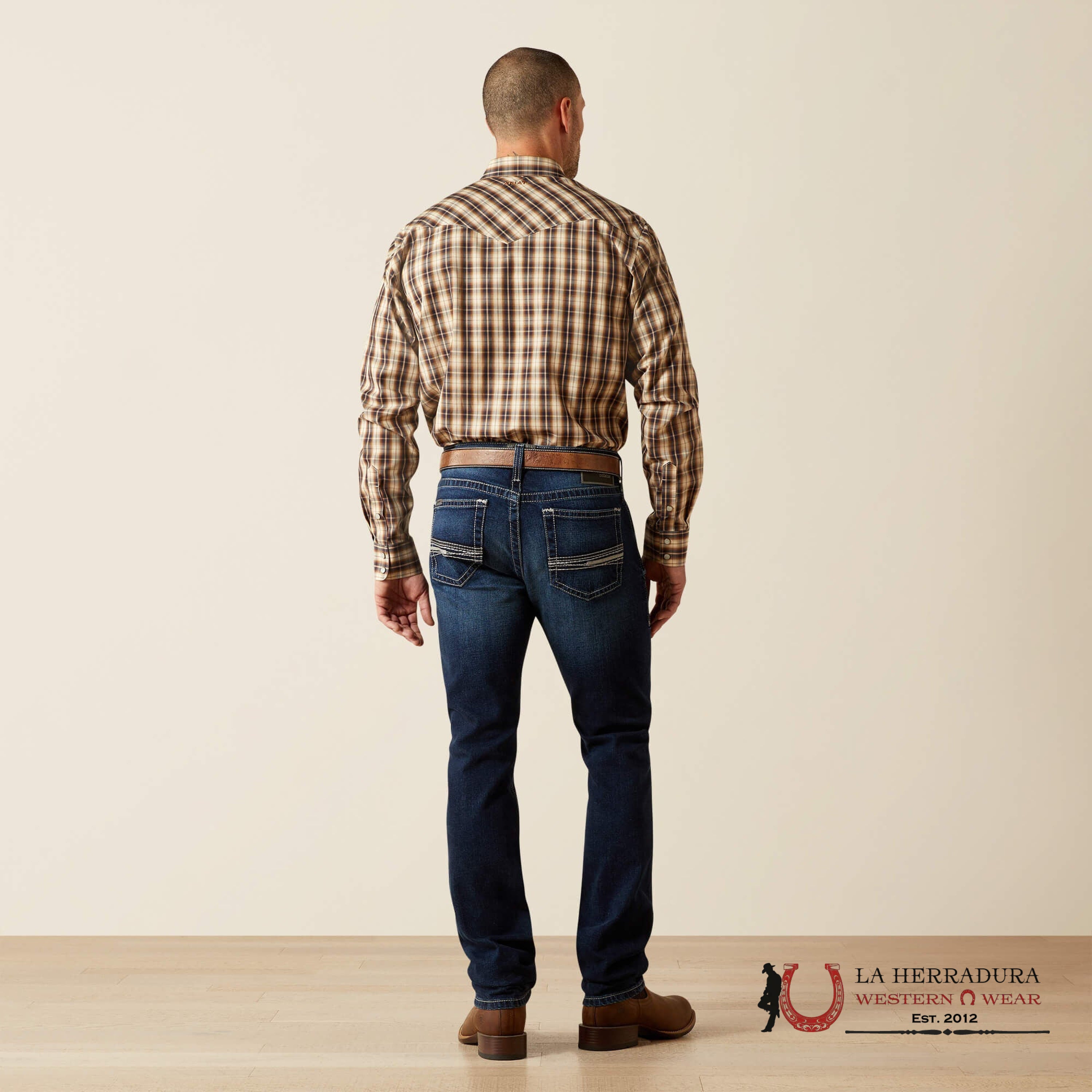 Men’s Ariat M8 SALTON MODERN SLIM LEG BOOT CUT 10061740 ARIAT JEANS