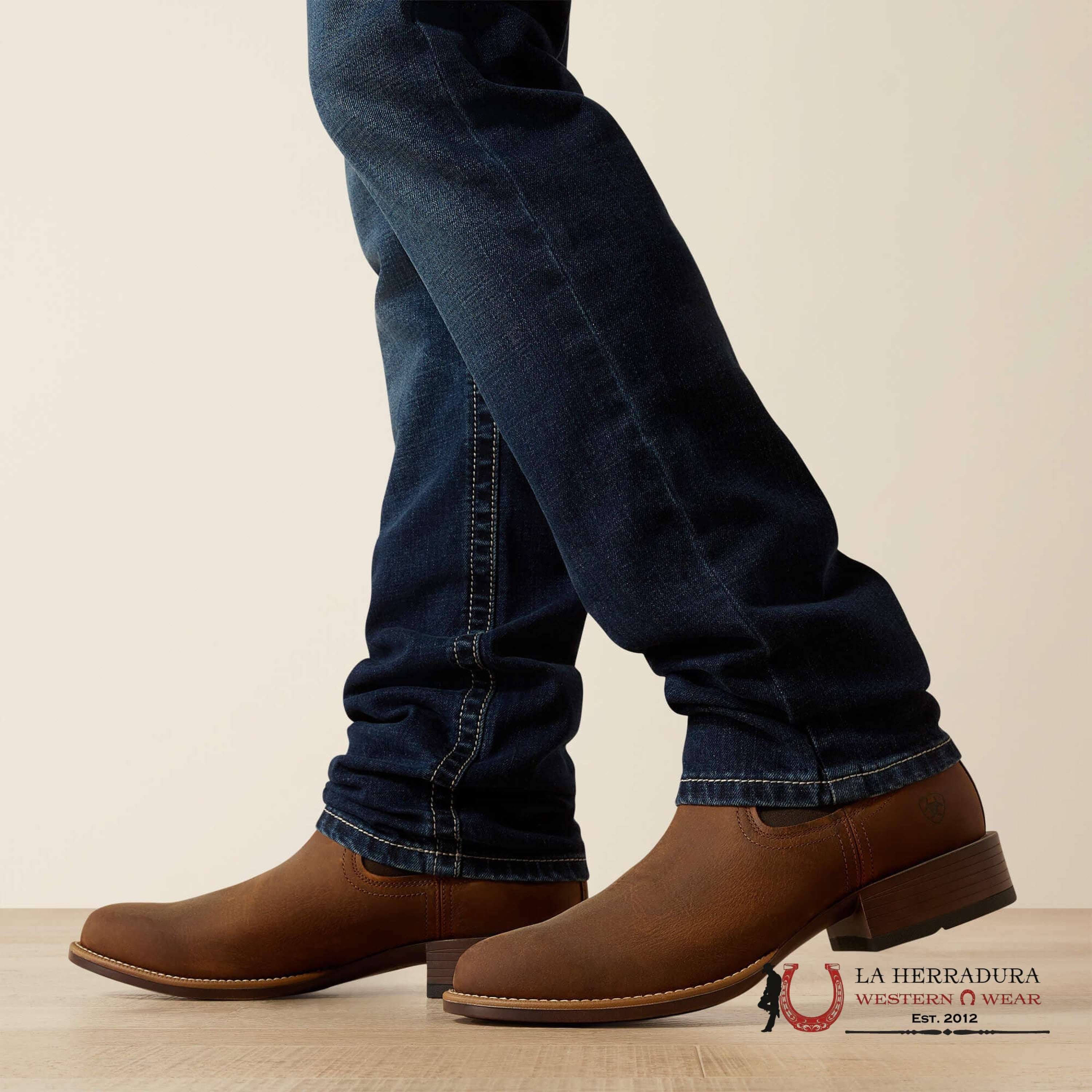 Men’s Ariat M8 SALTON MODERN SLIM LEG BOOT CUT 10061740 ARIAT JEANS