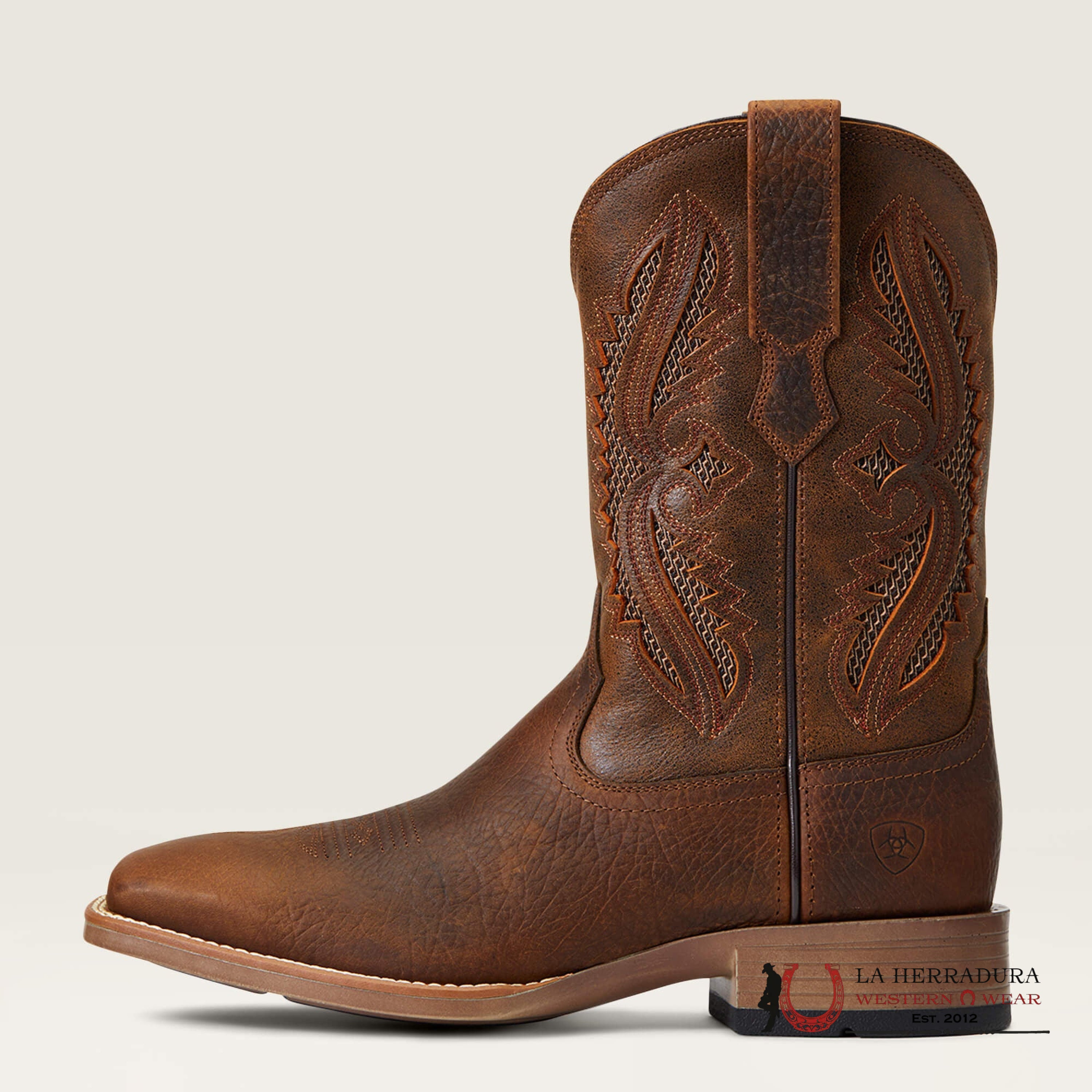 Mens Ariat Rowder Ventek Earth/Mack Brown Botas Hombres