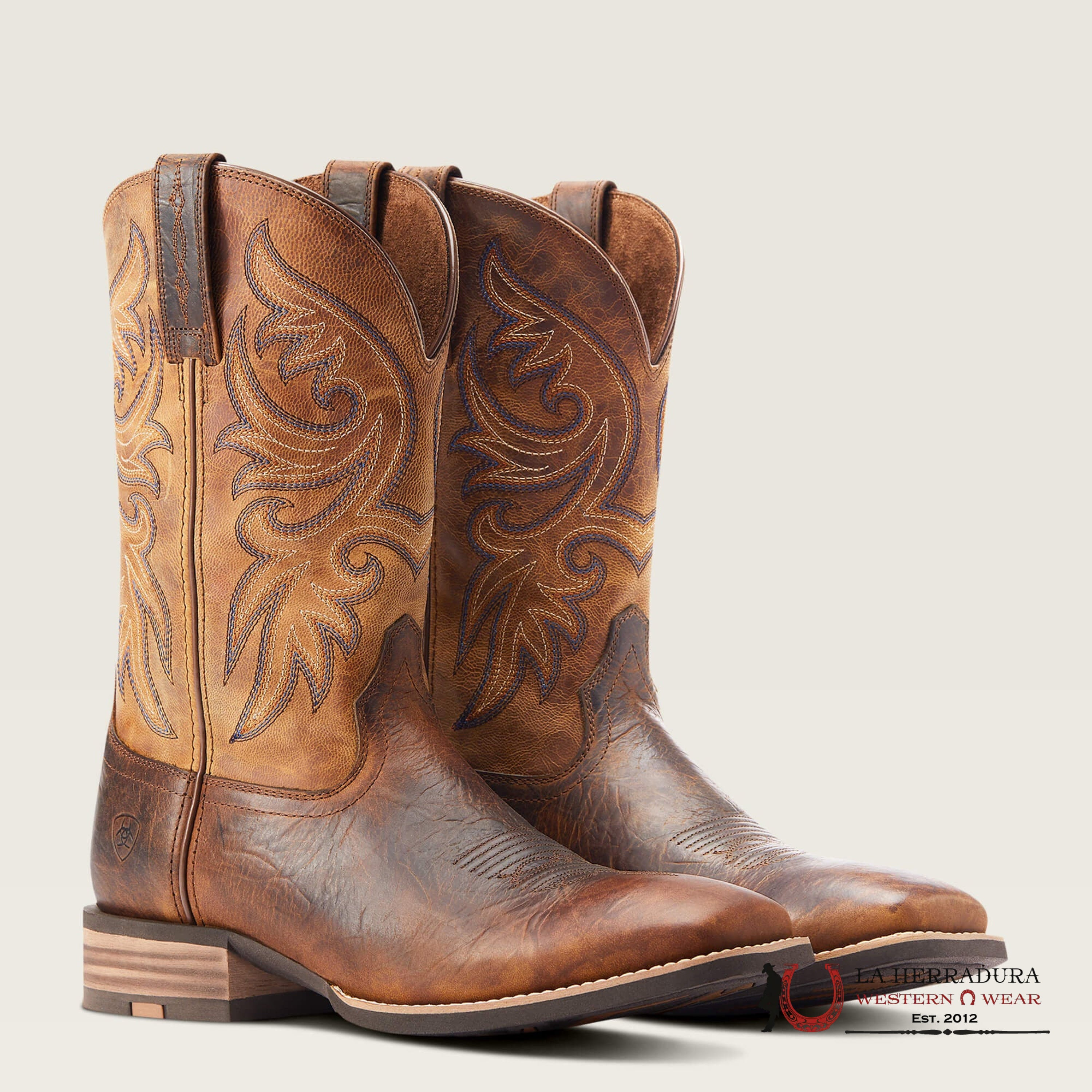 Mens Ariat Slingshot Bartop Brown/Trusty Tan Botas Hombres