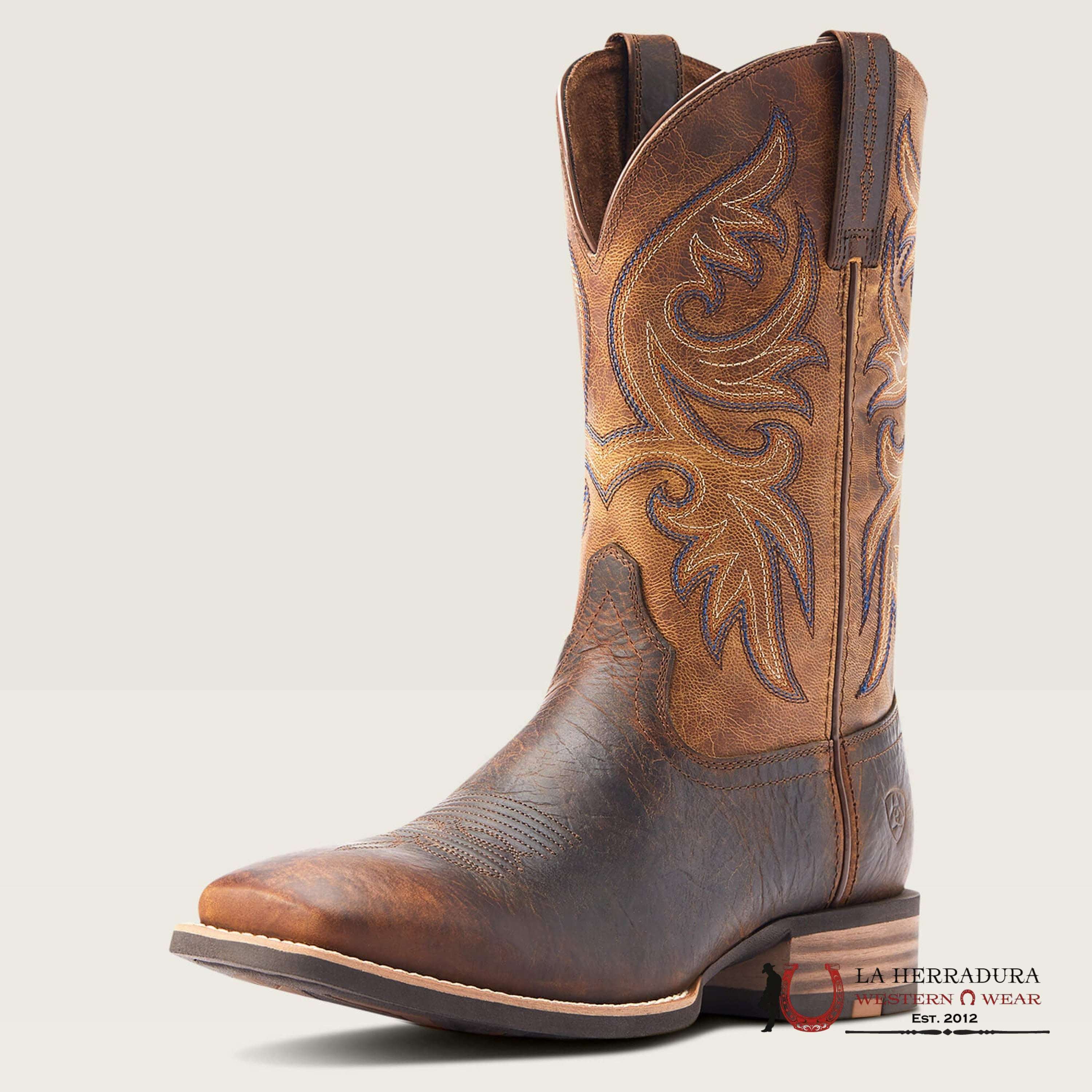 Mens Ariat Slingshot Bartop Brown/Trusty Tan Botas Hombres