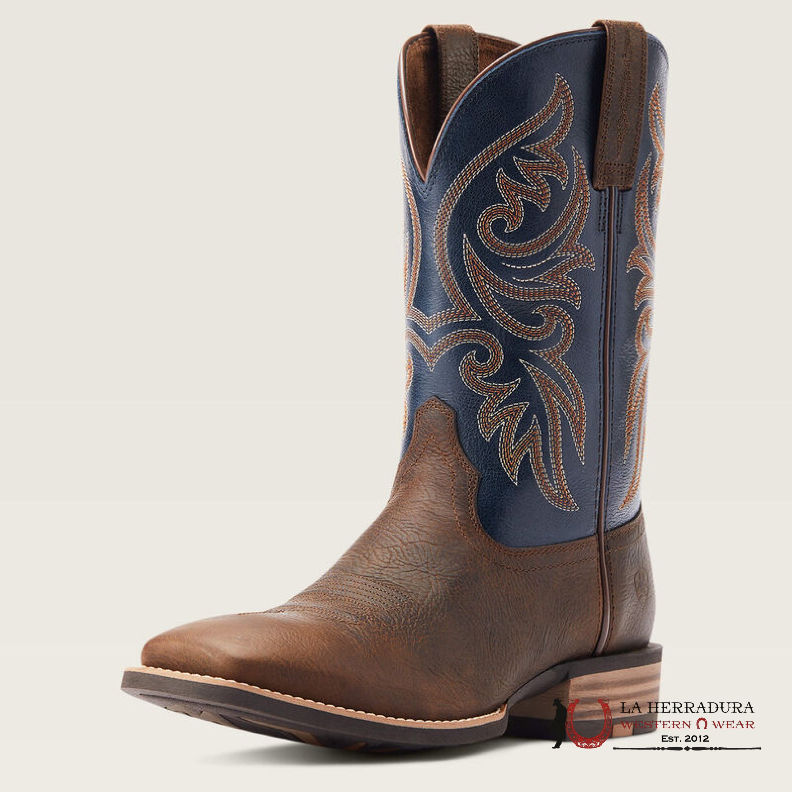 MENS ARIAT SLINGSHOT ROWDY RUST/DARK DENIM- 10044566 BOTAS HOMBRES