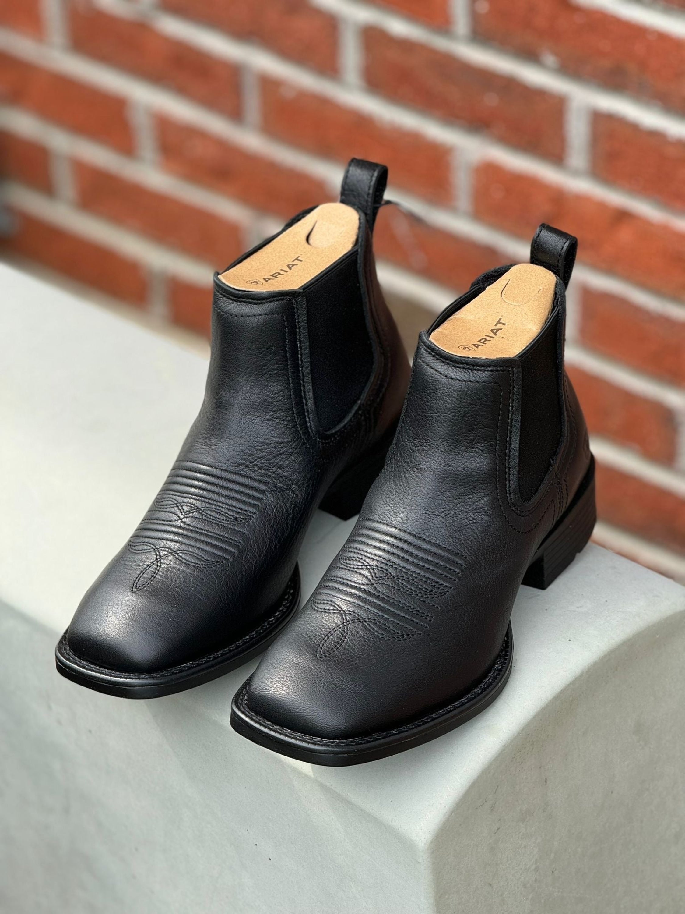 Men’s Ariat Sport Booker Ultra Black Short Boot Botas Hombres