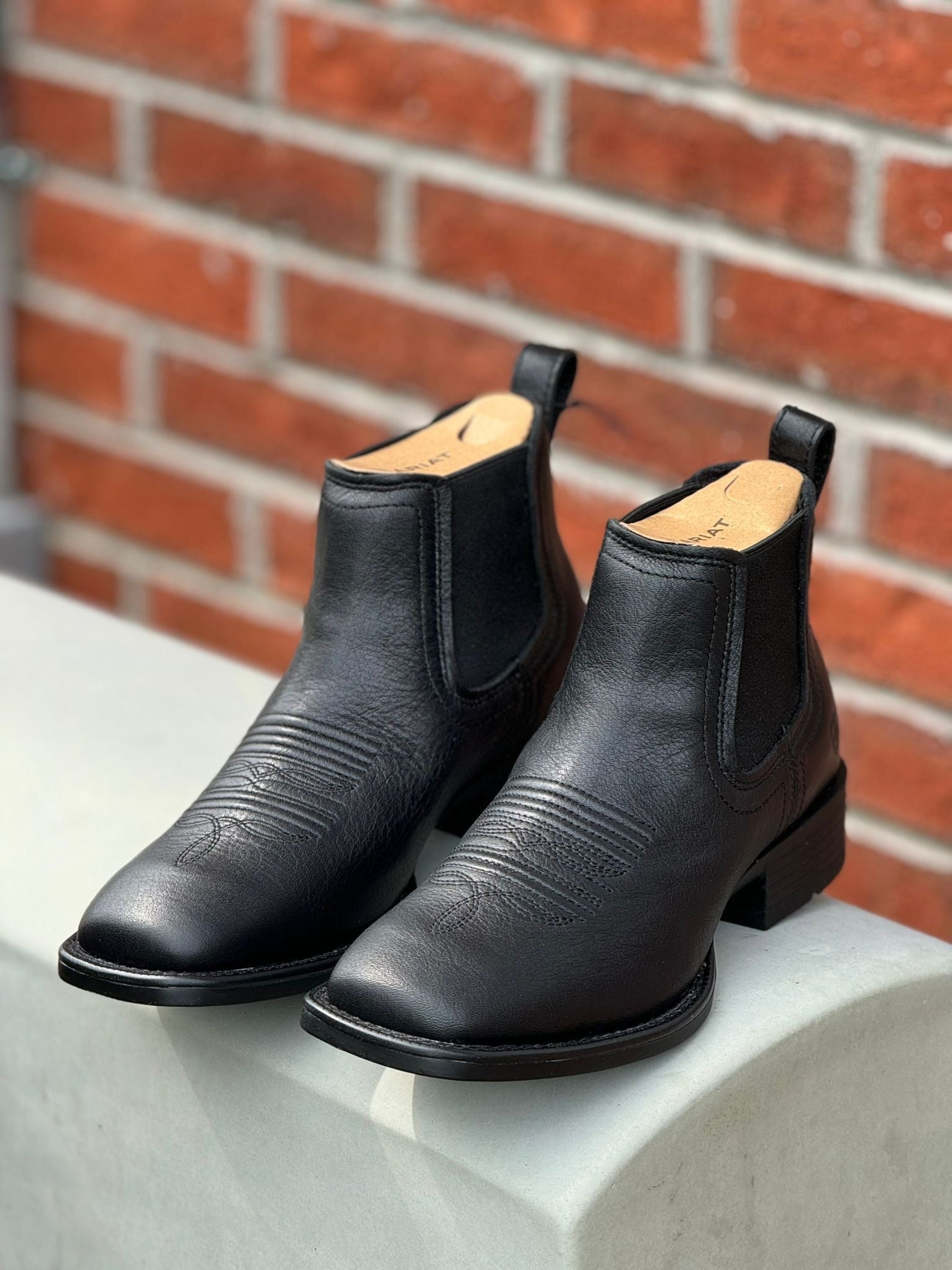 Men’s Ariat Sport Booker Ultra Black Short Boot Botas Hombres