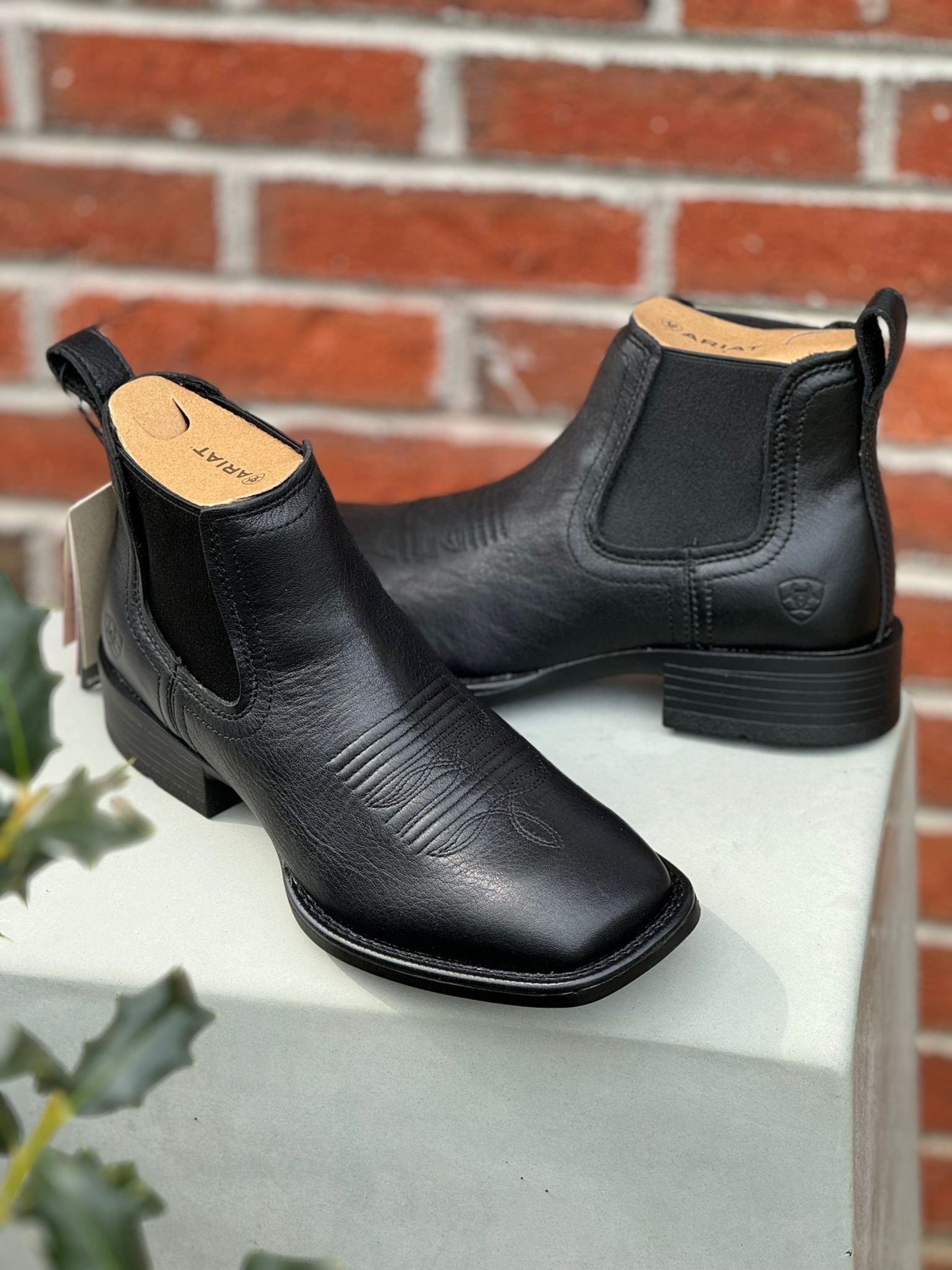 Men’s Ariat Sport Booker Ultra Black Short Boot Botas Hombres