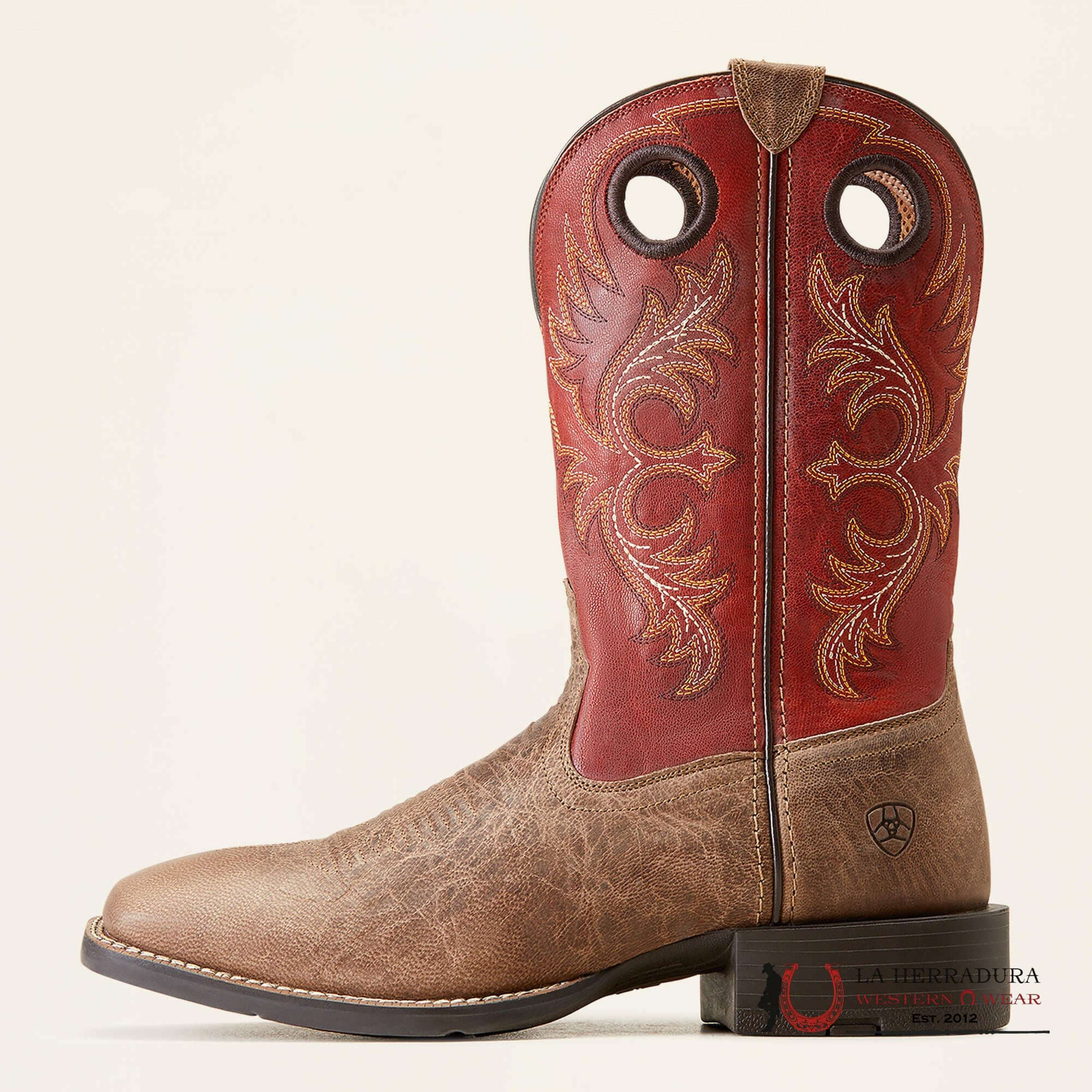 MENS ARIAT SPORT CRUNCH TAN DETERMINED ORANGE 10042402 BOTAS HOMBRES