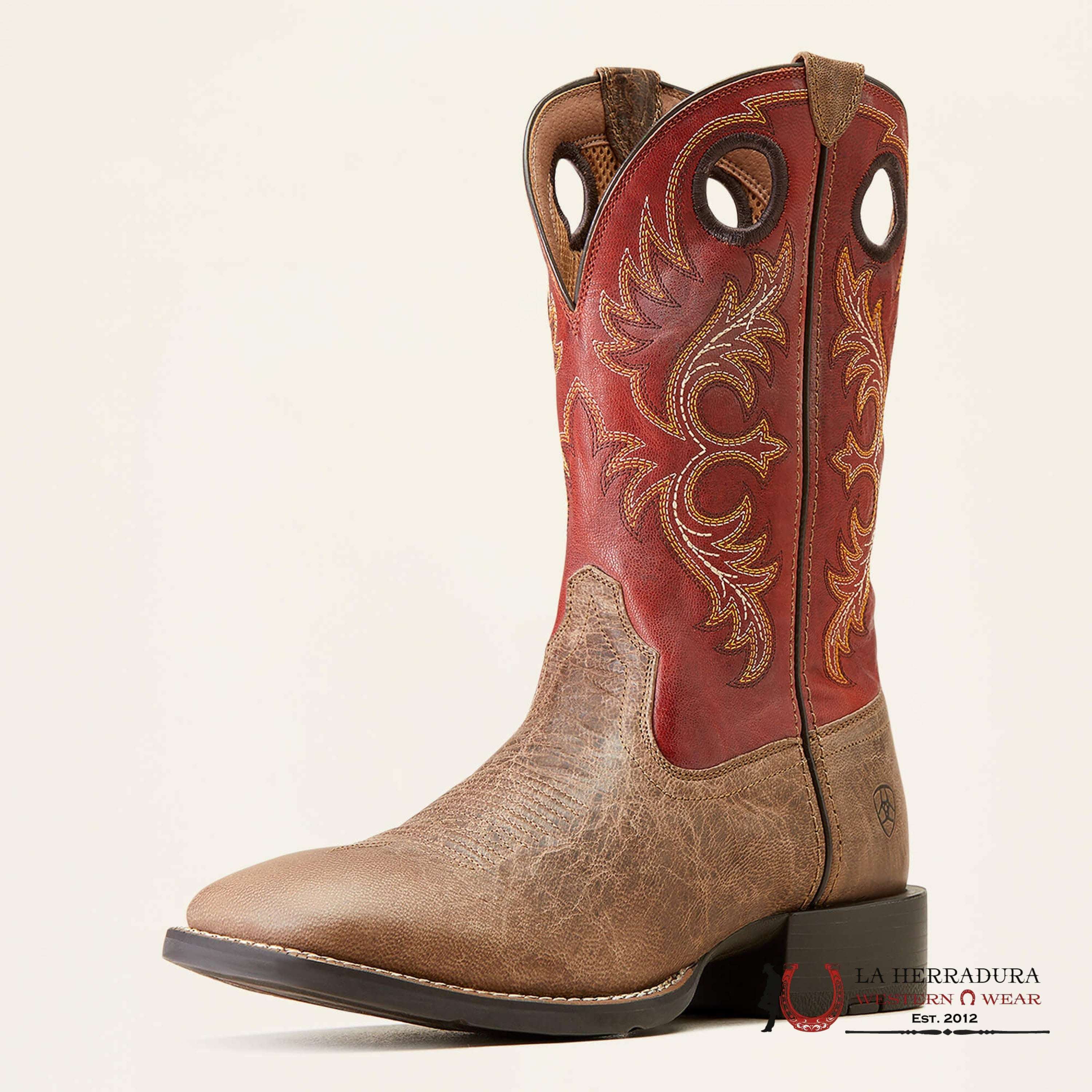 MENS ARIAT SPORT CRUNCH TAN DETERMINED ORANGE 10042402 BOTAS HOMBRES