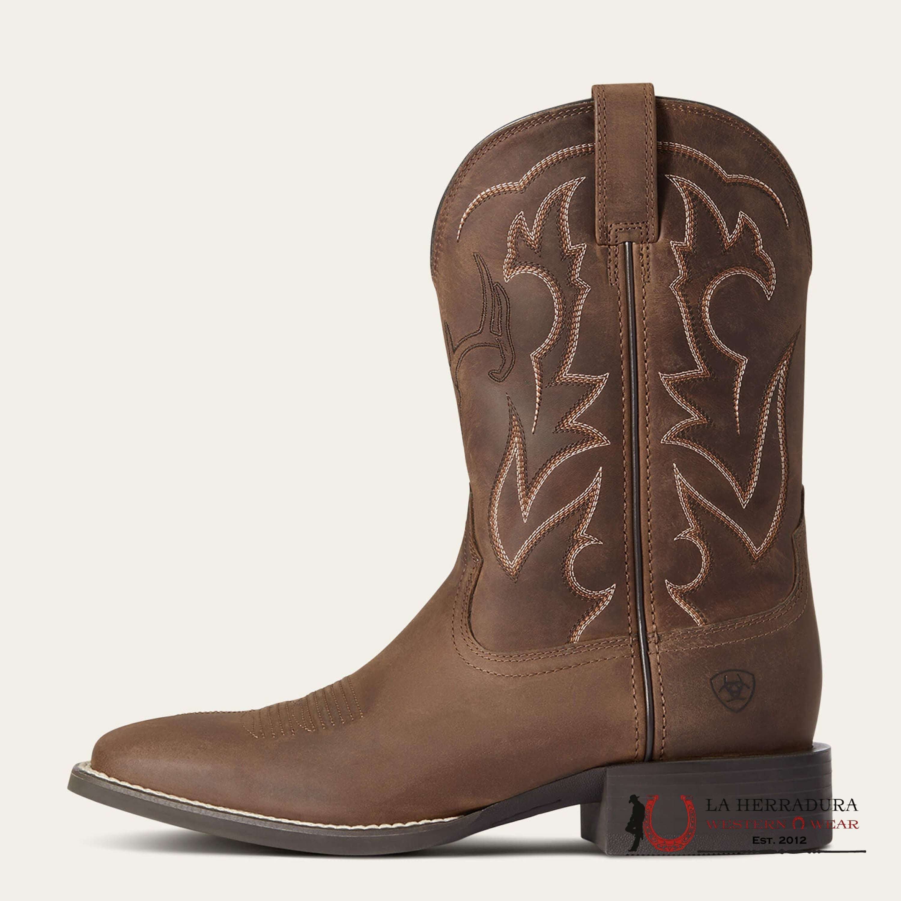 Mens Ariat Slingshot Distressed Brown Botas Hombres