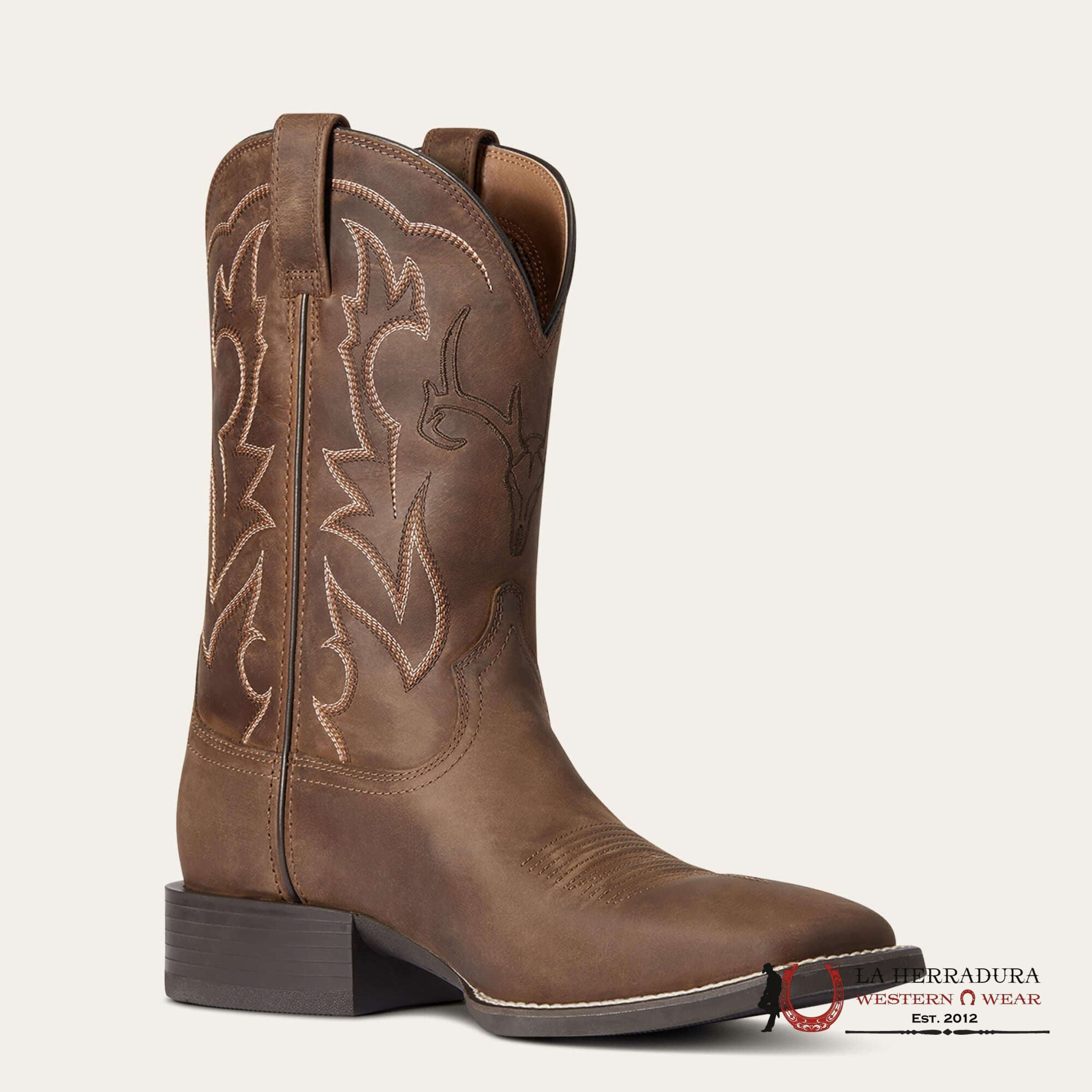 Mens Ariat Slingshot Distressed Brown Botas Hombres