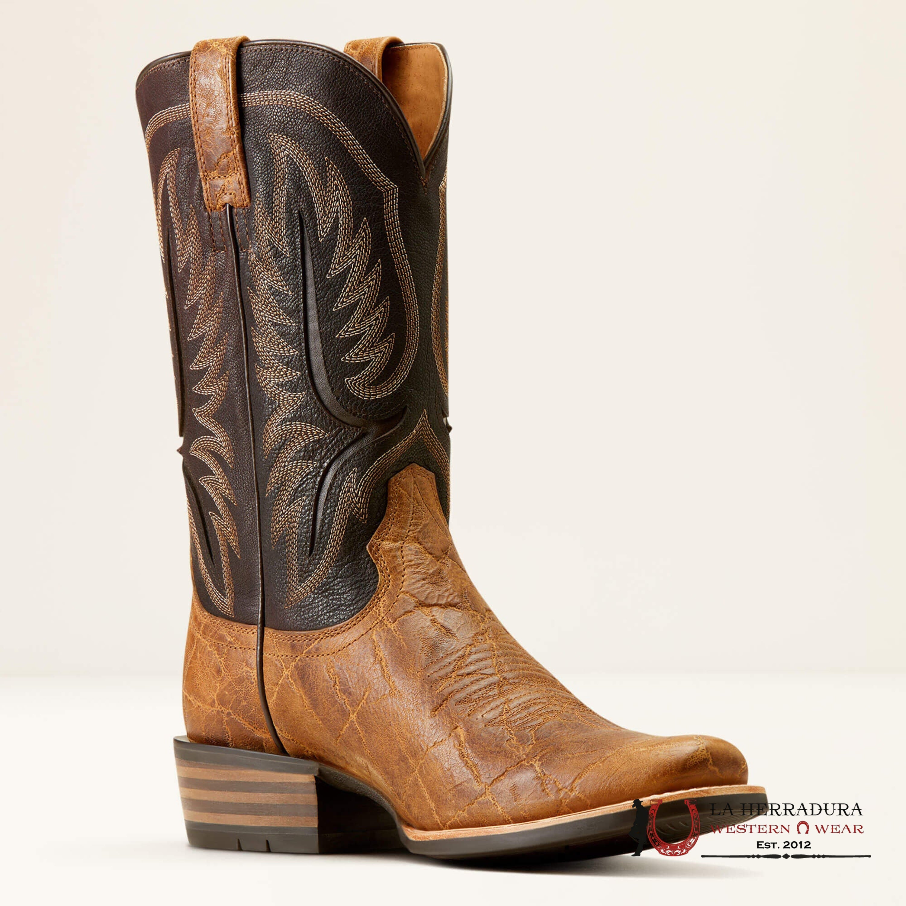 Mens Ariat Stadtler Smoked Tan/Aging Barrel Botas Hombres