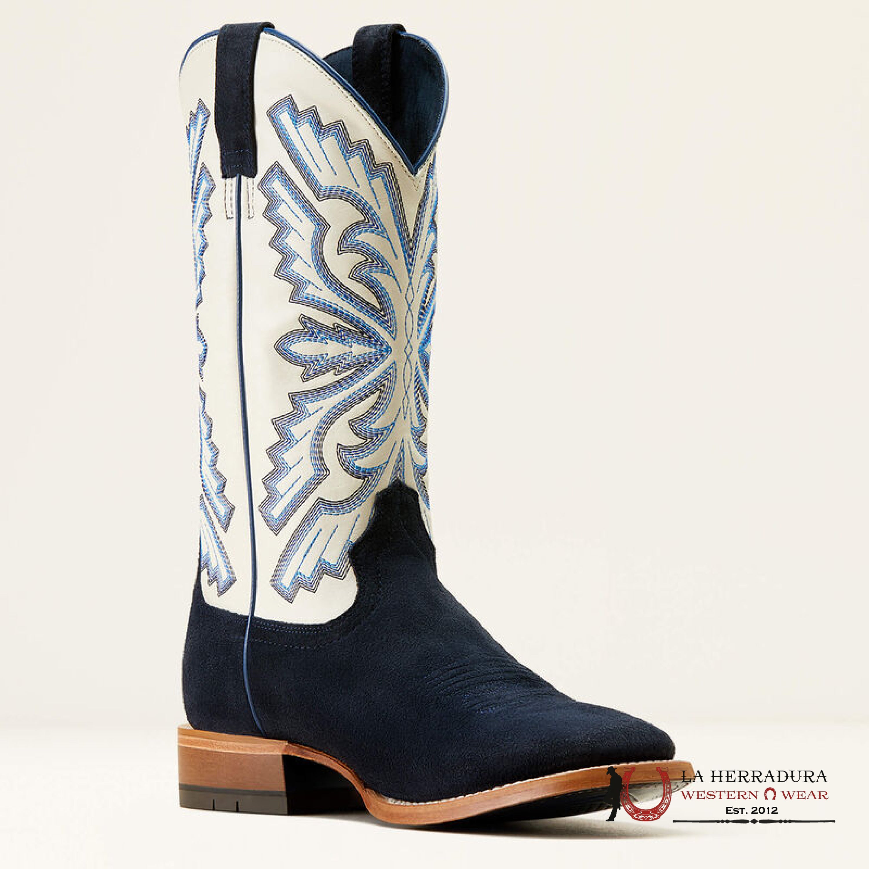 MENS ARIAT STING INDIGO ROUGHOUT/BLANCO BOOT BOTAS HOMBRES