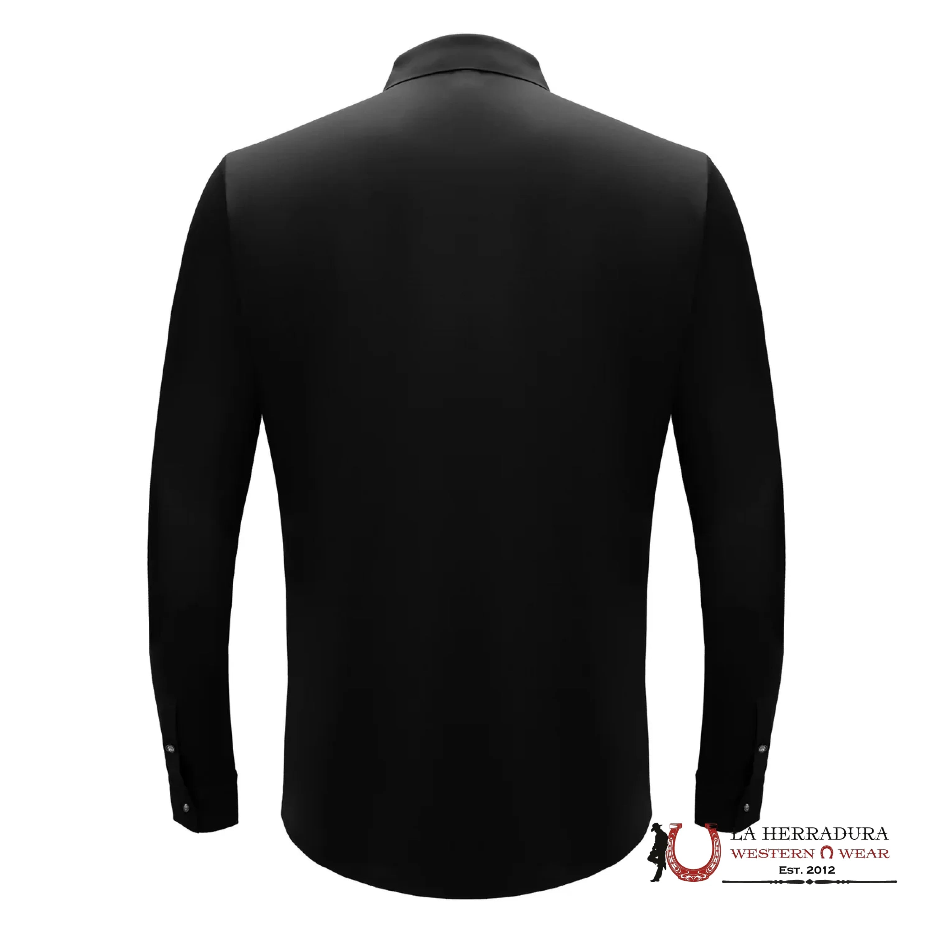 MENS BAROCCO PRIME VALOR BUTTON UP LONGSLEEVE BLACK/SILVER SHIRT ROPA HOMBRES