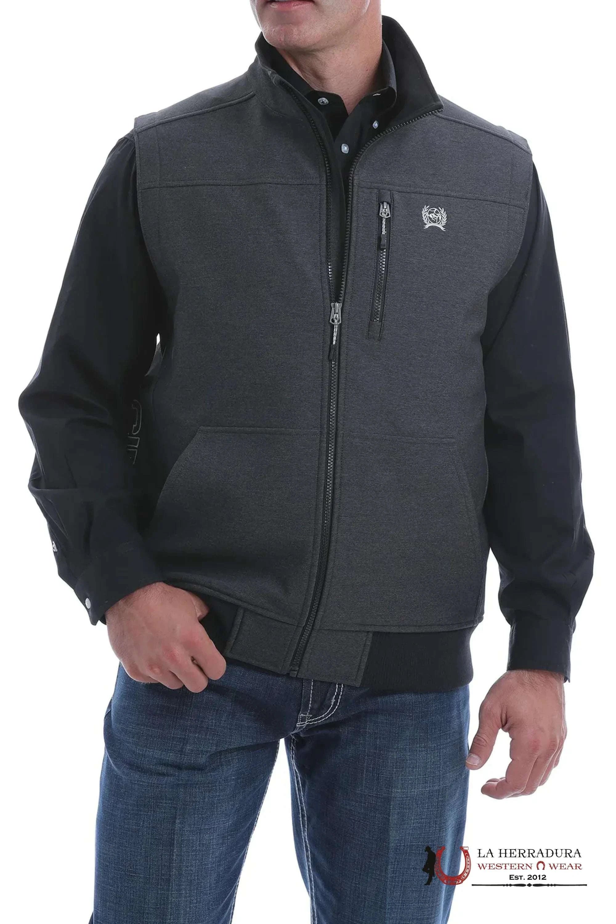 MEN’S CINCH CONCEALED CARRY VEST GRAY MWV1546001 ROPA HOMBRES