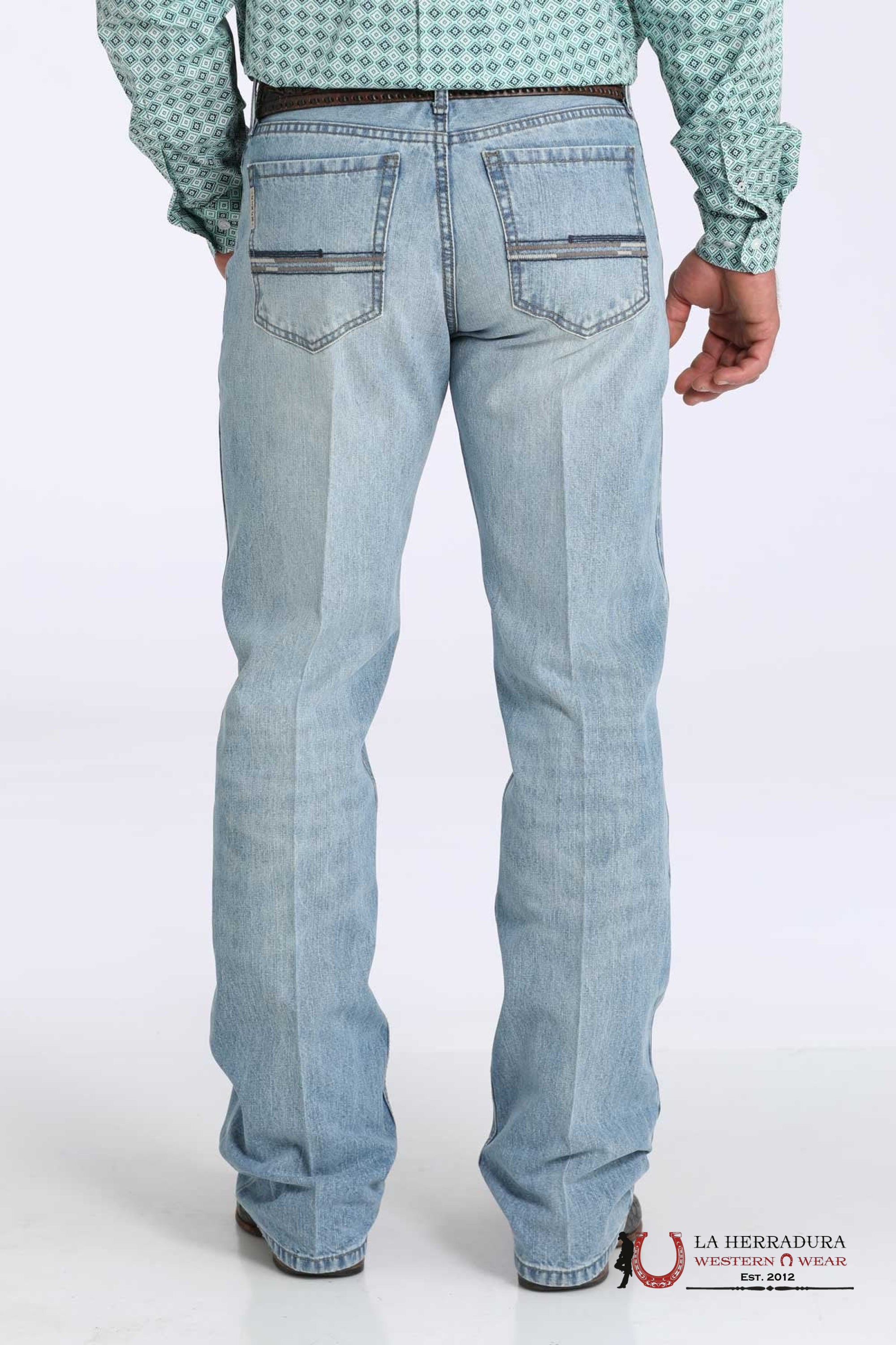 MENS CINCH JEAN GRANT RELAXED FIT LIGTH STONE MB31137001 ROPA HOMBRES